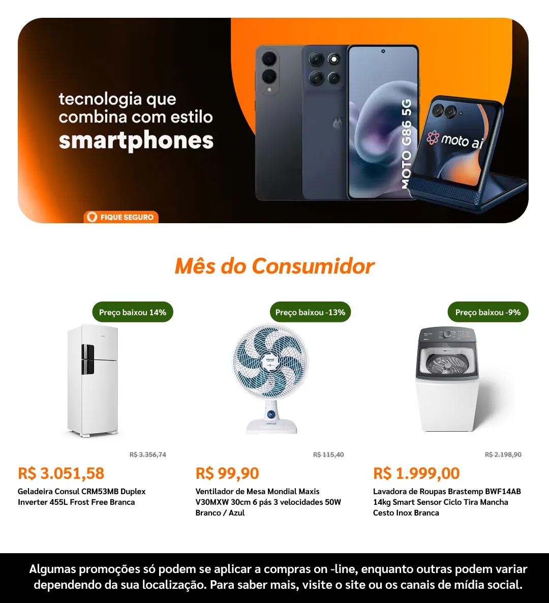 Encarte de  Ponto Frio 5 de março até 25 de março 2026 - Pagina 2