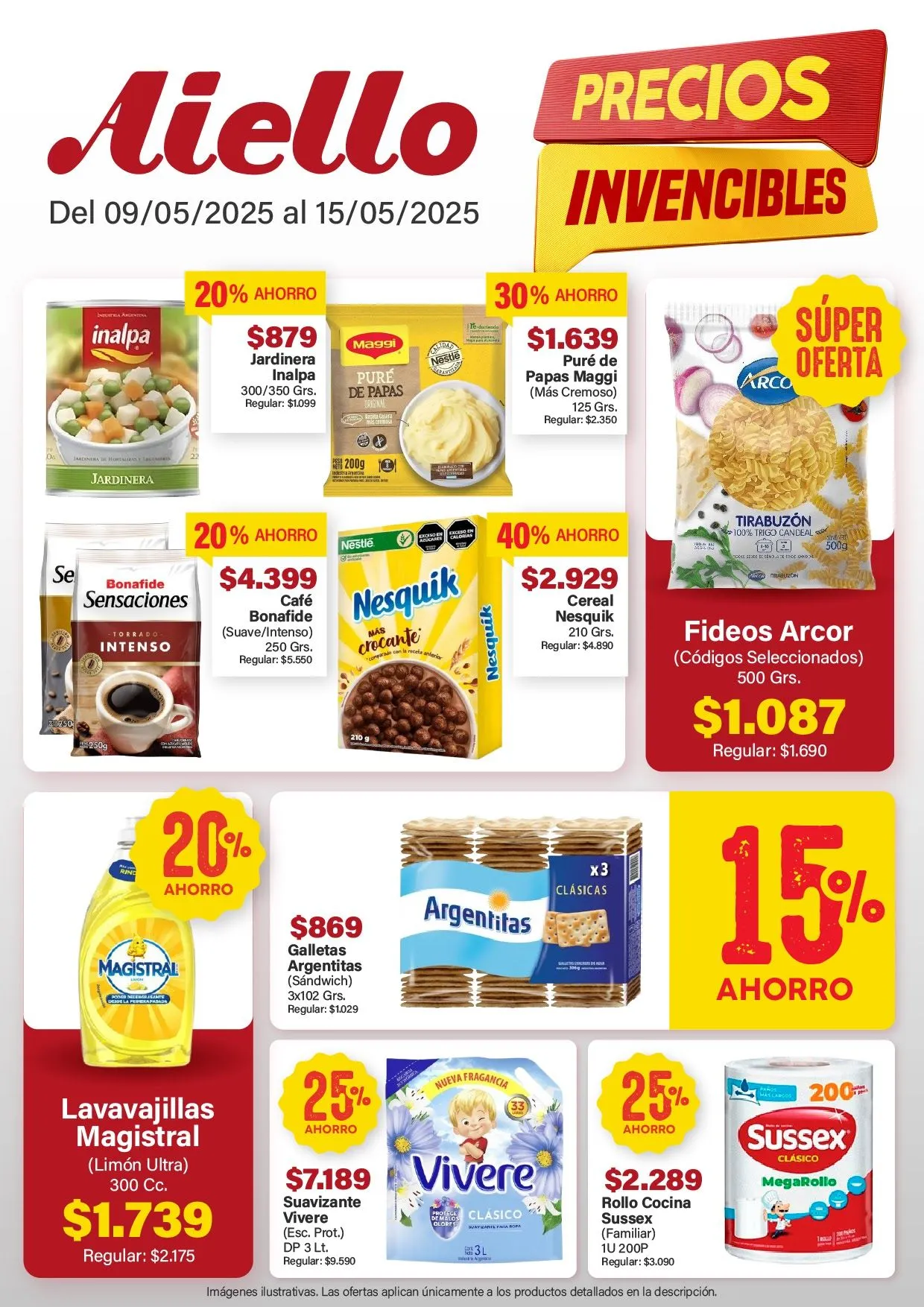 Ofertas de Aiello Supermercados Ofertas 9 de mayo al 13 de mayo 2025 - Página 1 del catálogo