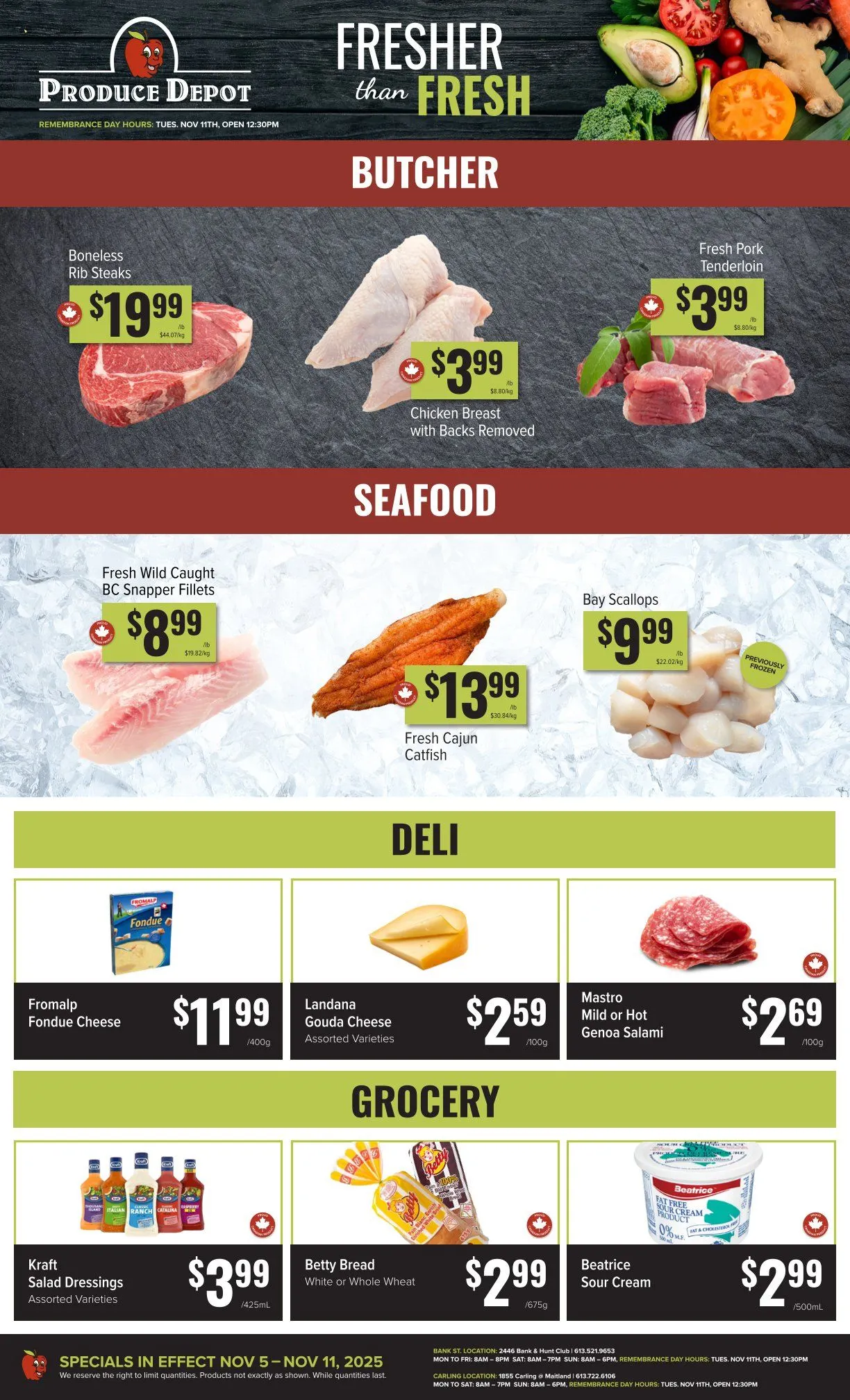 Produce Depot Sales from November 5 to November 11 2025 - flyer page 2