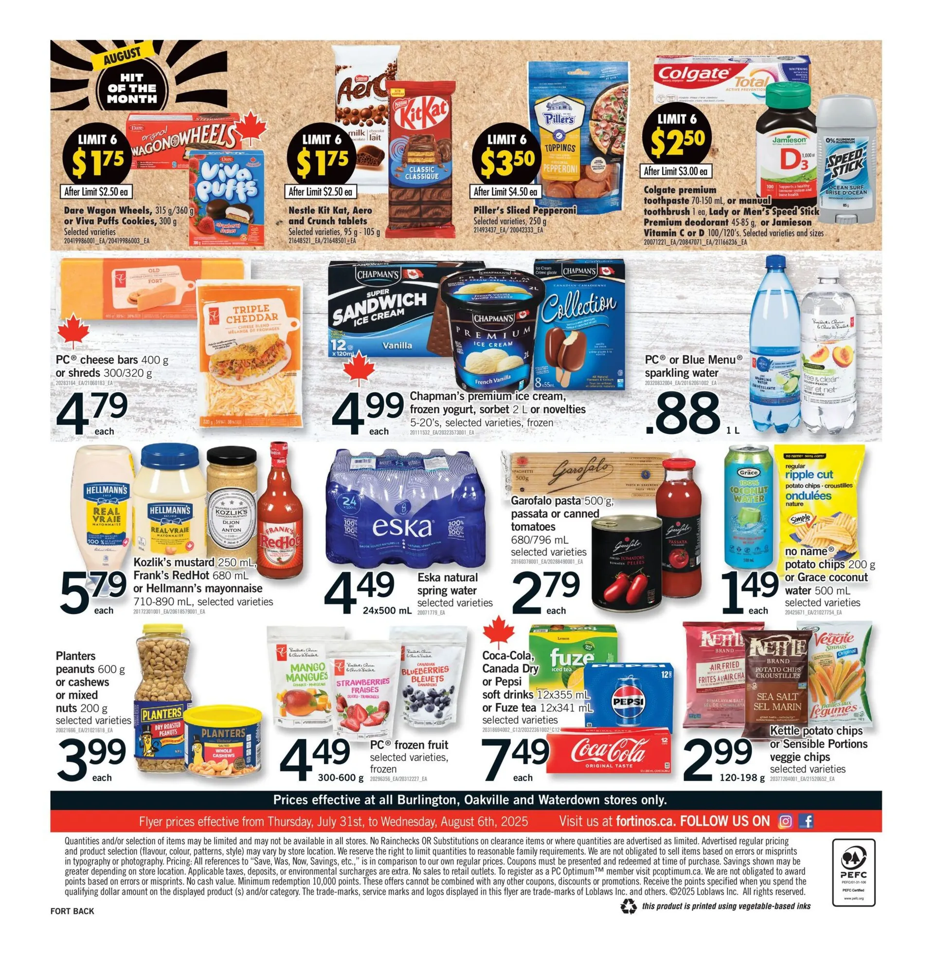 Fortinos Sales from July 31 to August 6 2025 - flyer page 2