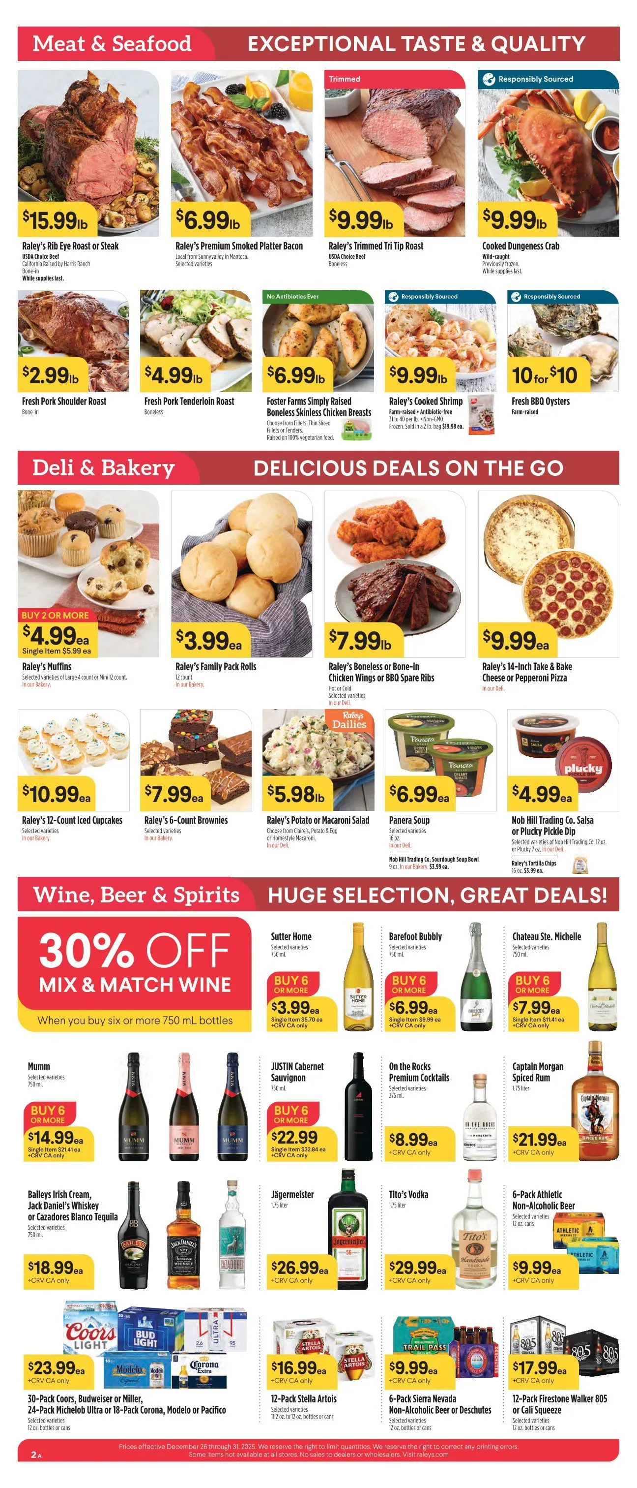 Weekly ad Raley's Sales from December 26 to December 31 2025 - Page 2