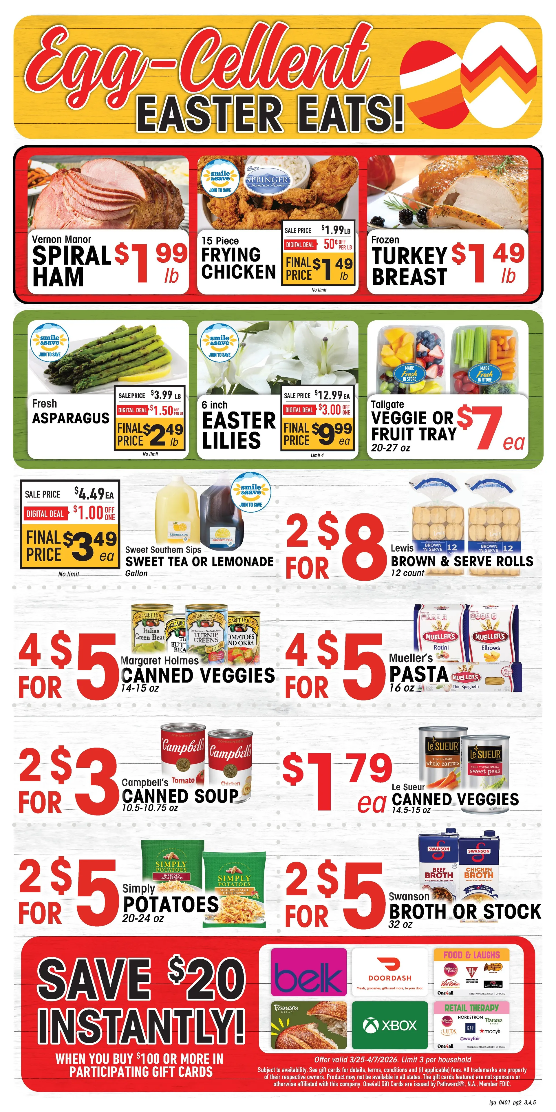 Weekly promotion IGA Sales spanning from April 1 to April 7 2026 - Page 2 for Catalogue 365