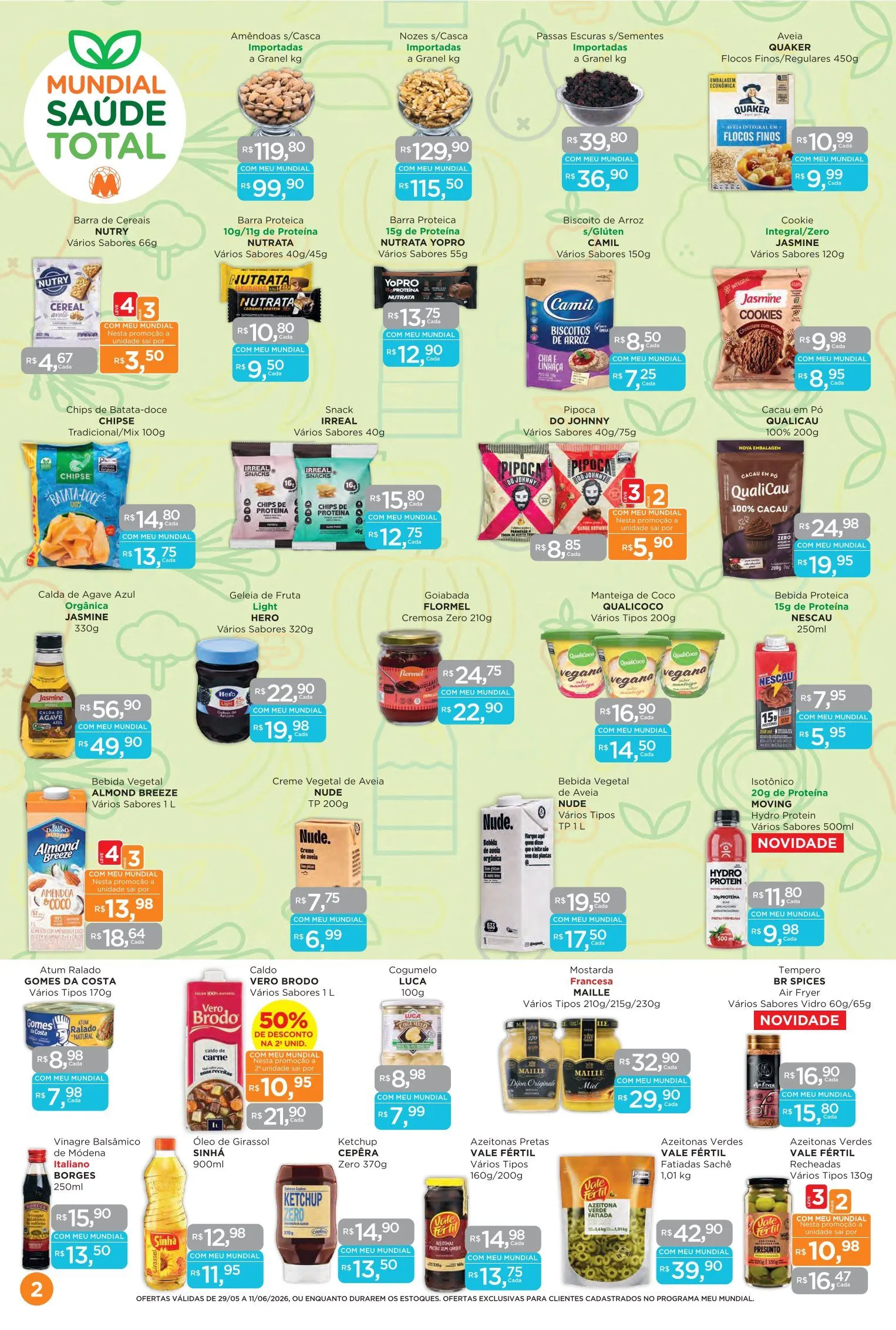 Encarte de Folhetos Supermercados Mundial 29 de maio até 11 de junho 2026 - Pagina 2