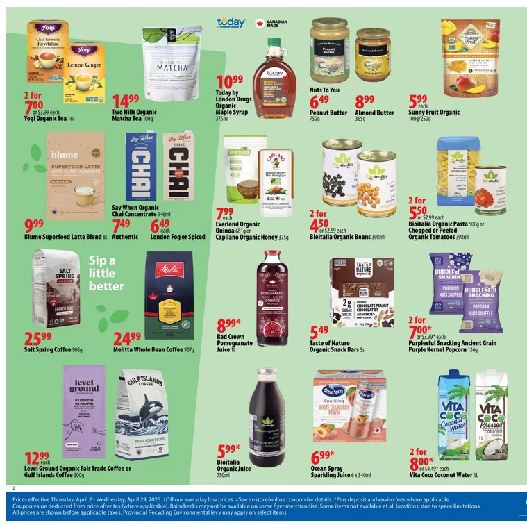 London Drugs Sales from April 2 to April 29 2026 - flyer page 2