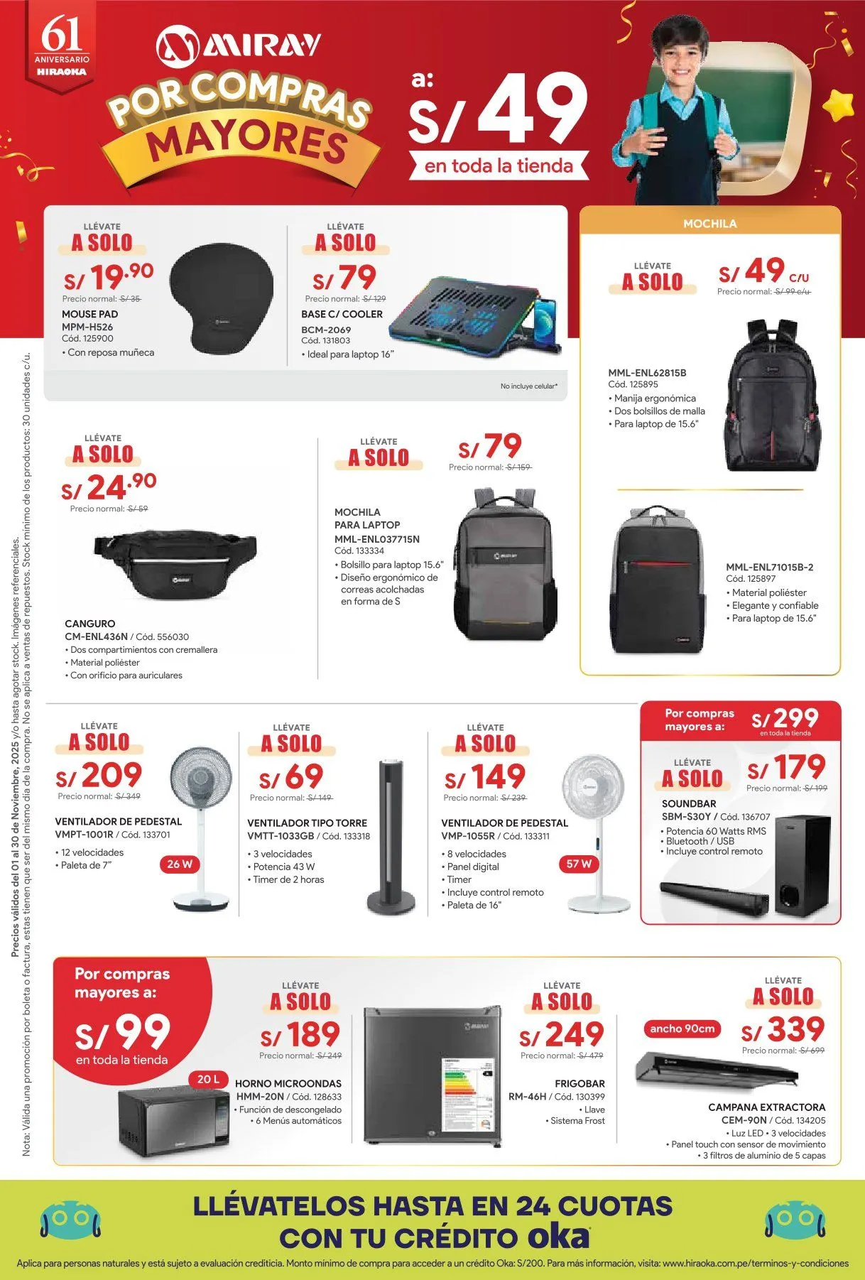 Catalogo de Hiraoka Ofertas 1 de noviembre al 30 de noviembre 2025 - Pag 2