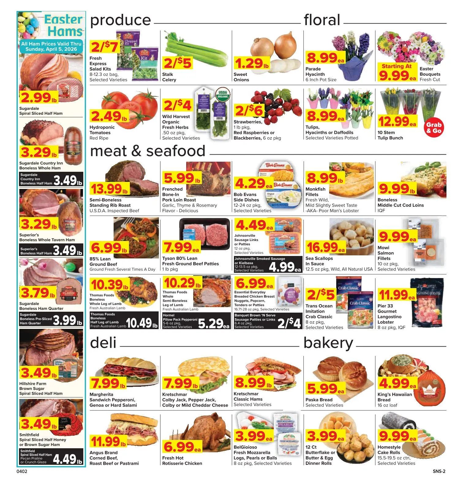 Weekly promotion Shop'n Save Sales spanning from April 2 to April 8 2026 - Page 2 for Catalogue 365