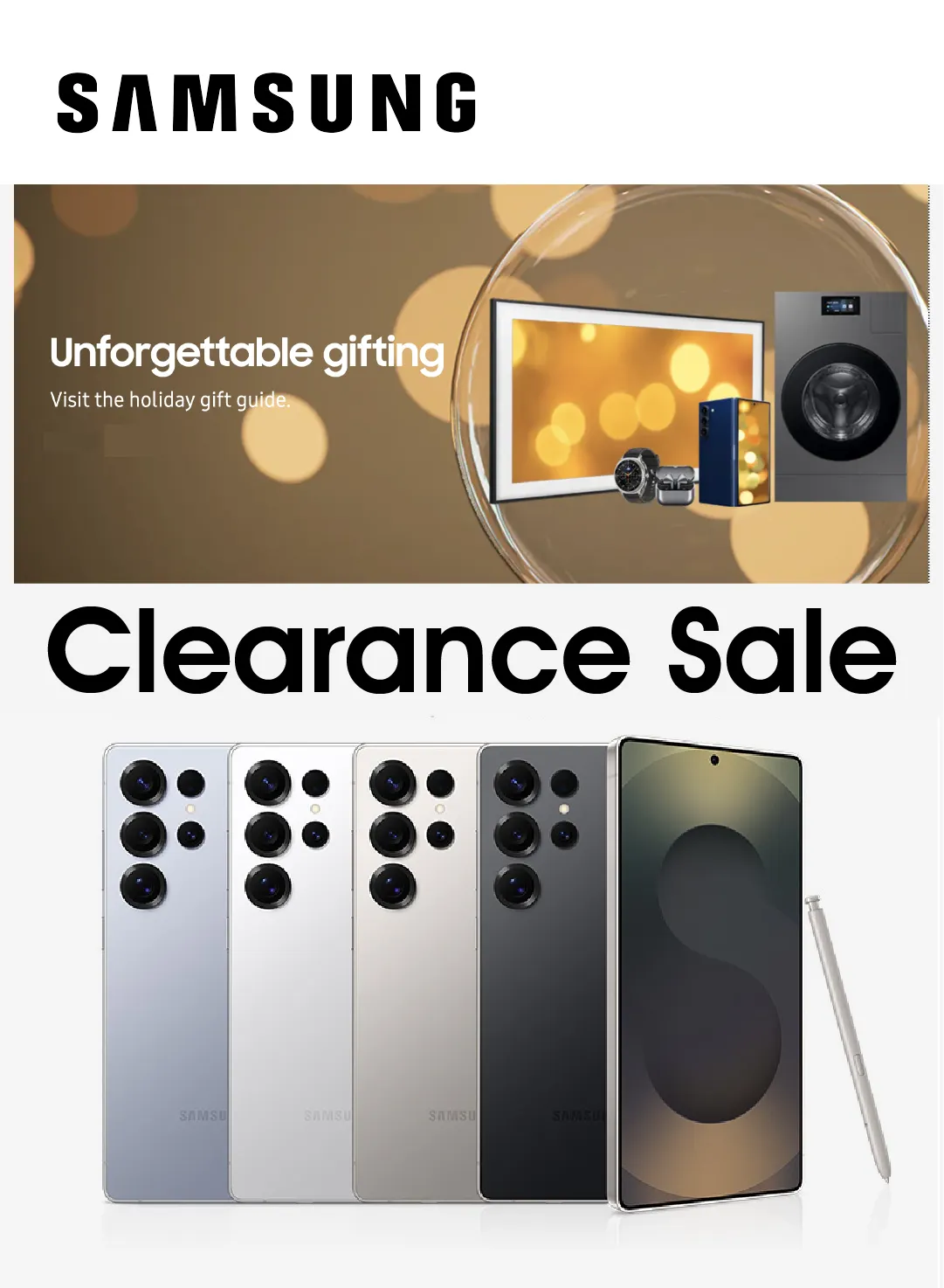 Weekly ad Samsung Sales from December 9 to December 22 2025 - Page 1