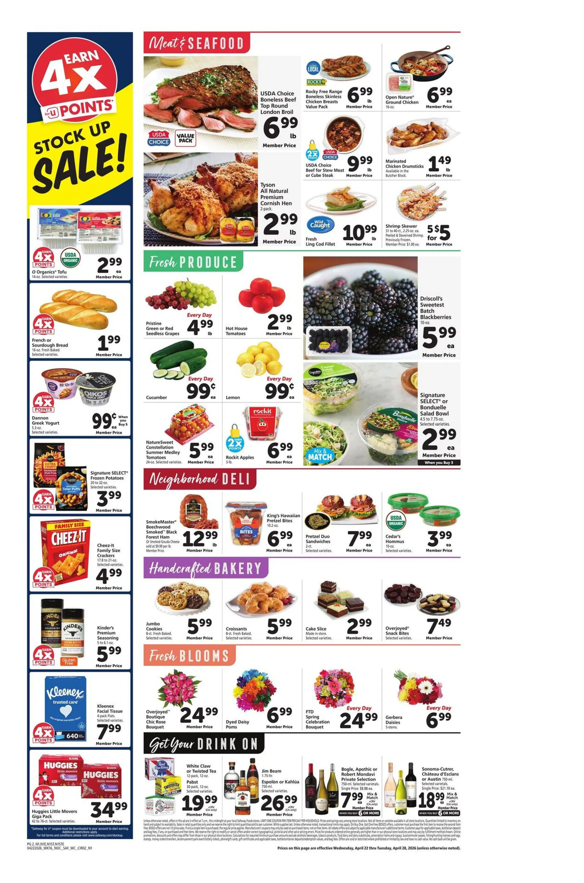 Safeway Sales from April 22 to April 28 2026 - flyer page 2
