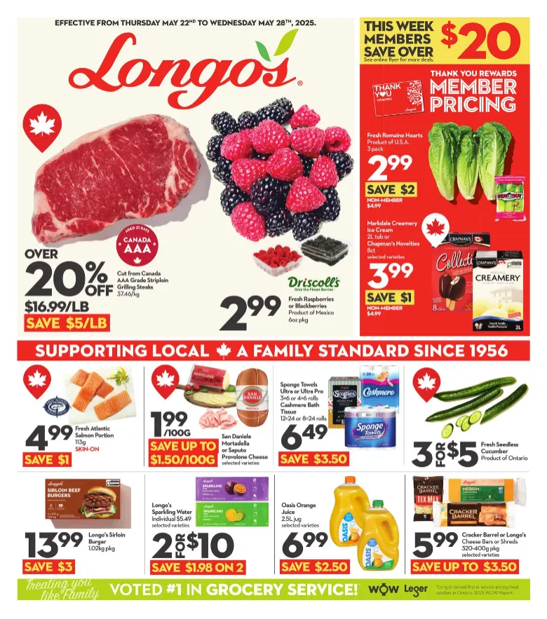 Longo's flyers from May 22 to May 28 2025 - flyer page 1