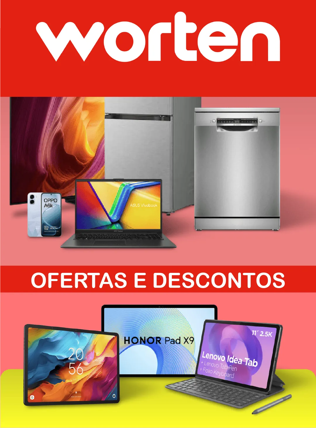 Folheto Worten de 16 de julho até 3 de agosto 2026 - Pagina 1