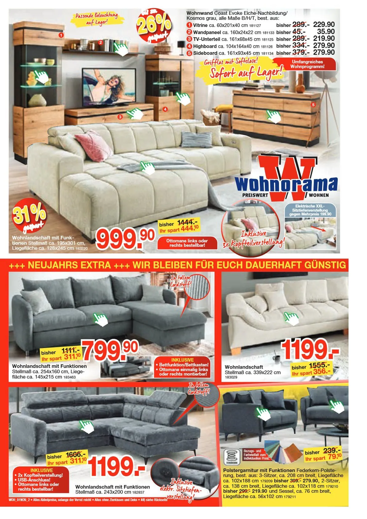 Wohnorama Angebote von 26. Dezember bis 23. Januar 2026 - Prospekt seite 2