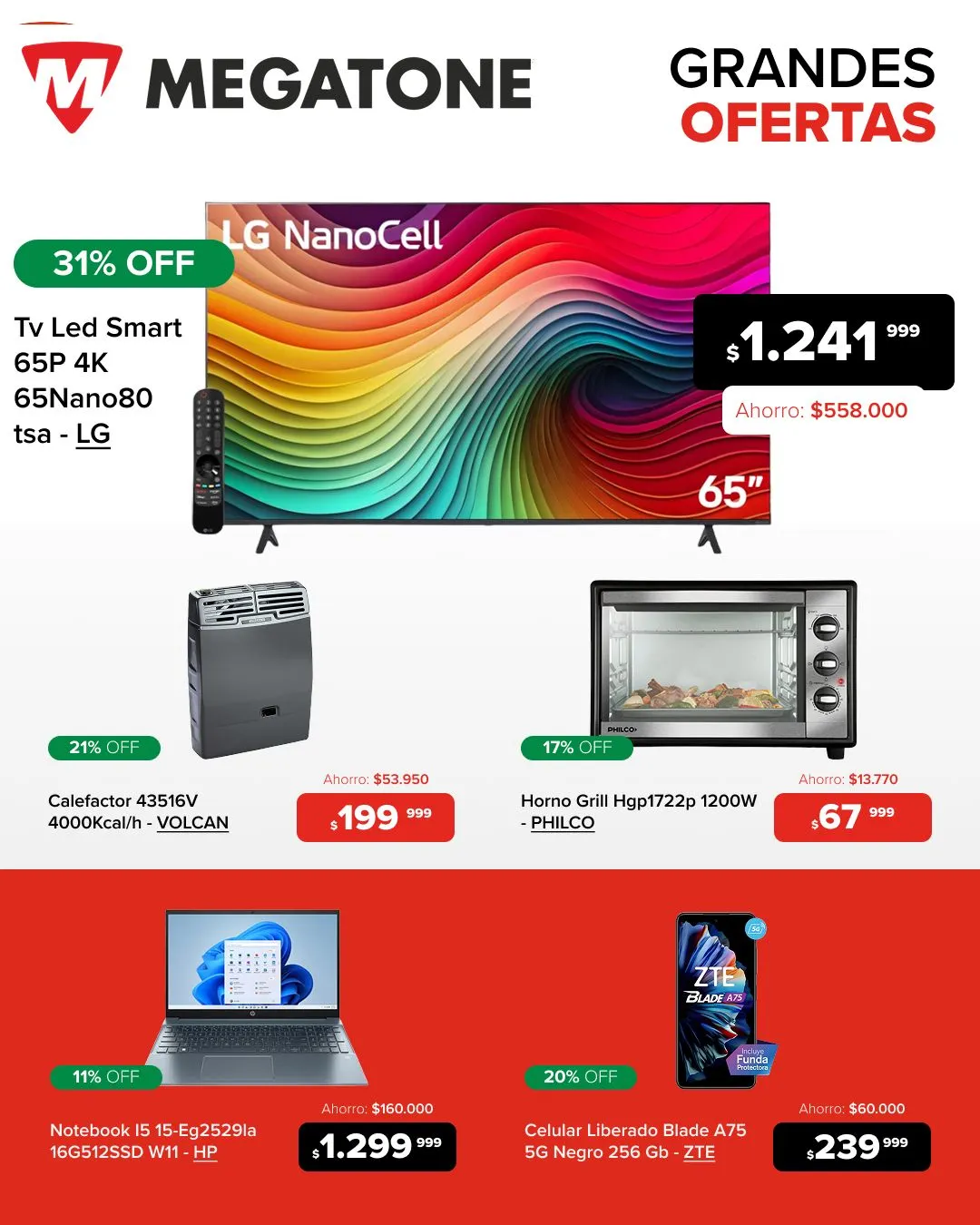 Ofertas de Megatone Ofertas semanales 21 de mayo al 4 de junio 2025 - Página 1 del catálogo