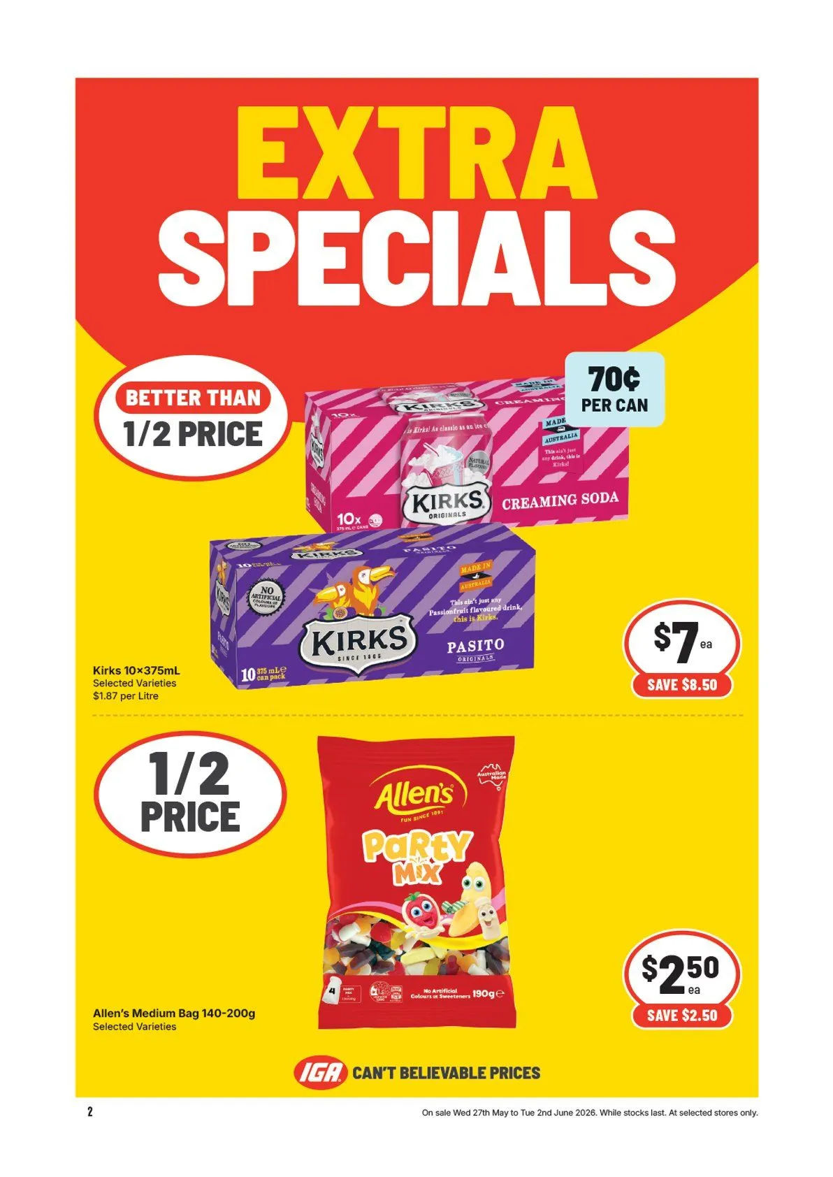 IGA Sales - Catalogue valid from 27 May to 2 June 2026 - page 2