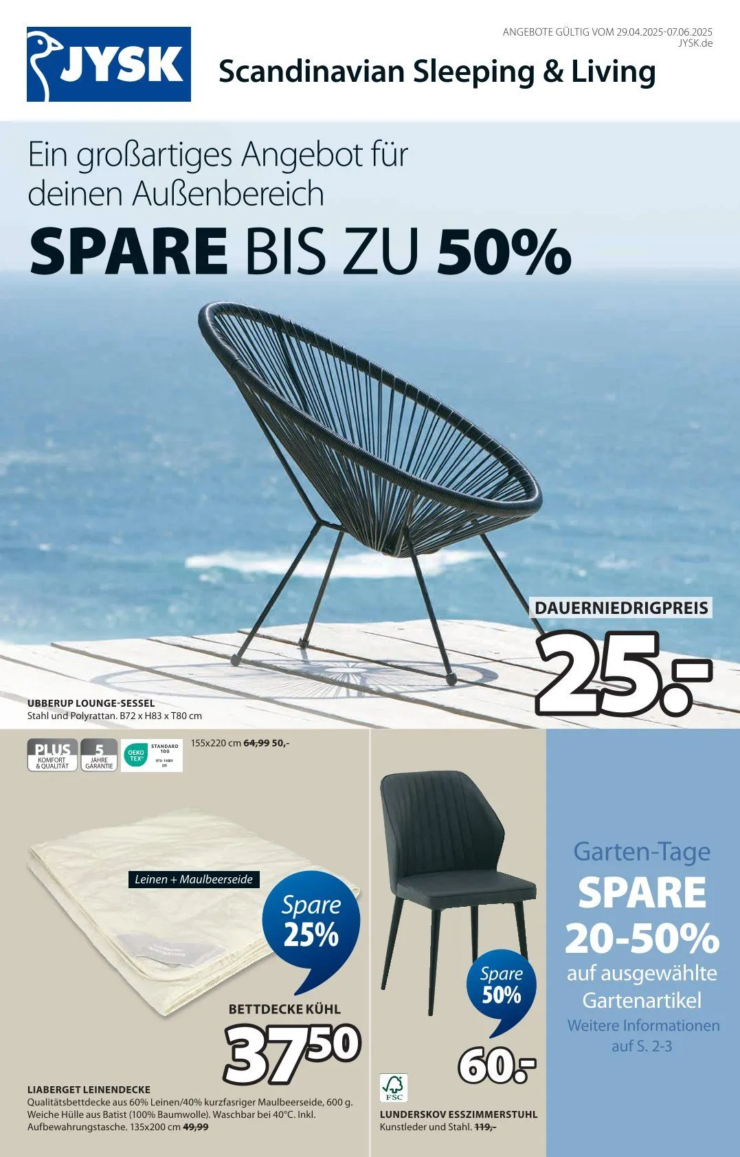 JYSK Prospekt von 6. Mai bis 7. Juni 2025 - Prospekt seite 2