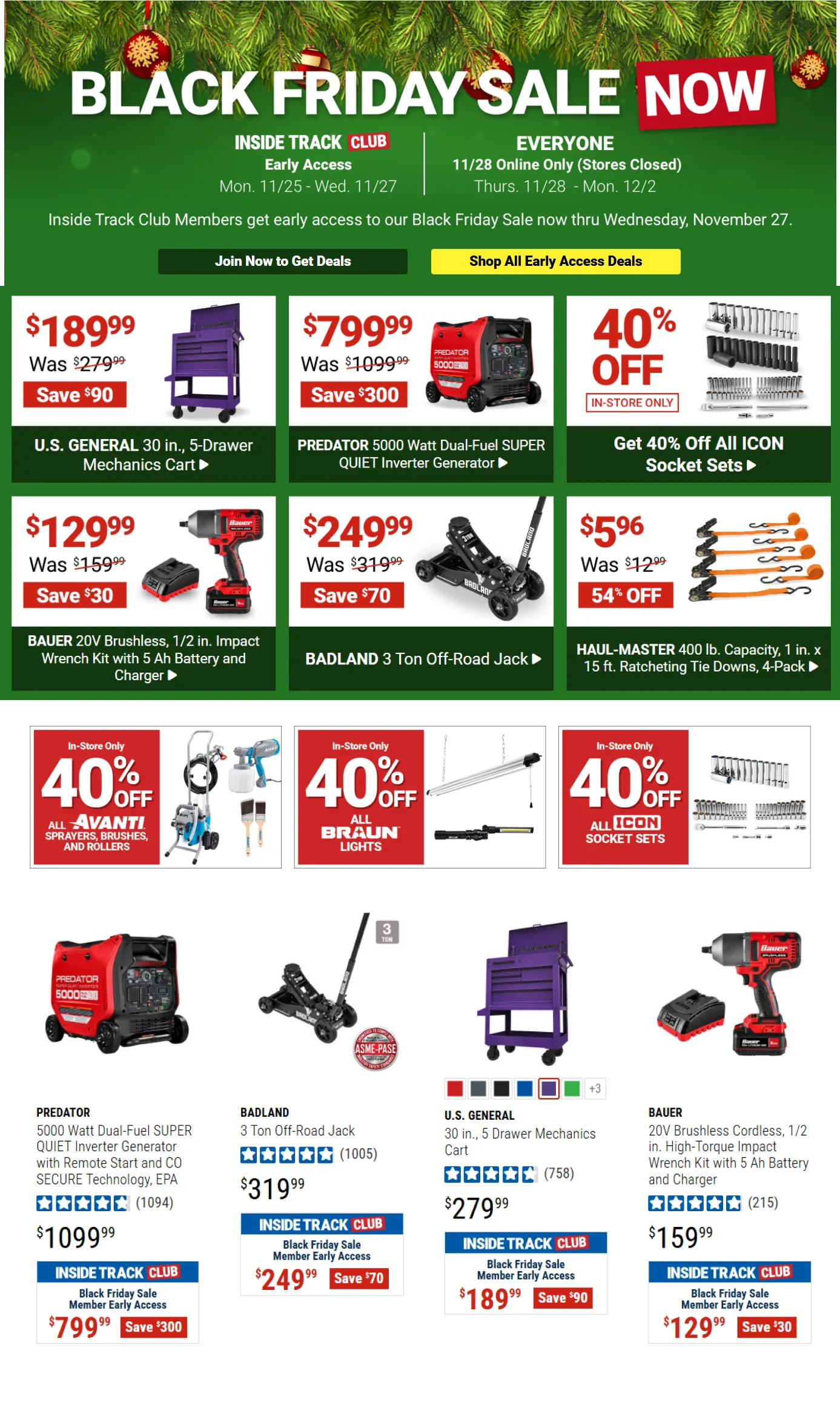 Weekly ad Black Friday Sale from November 28 to December 2 2024 - Page 1
