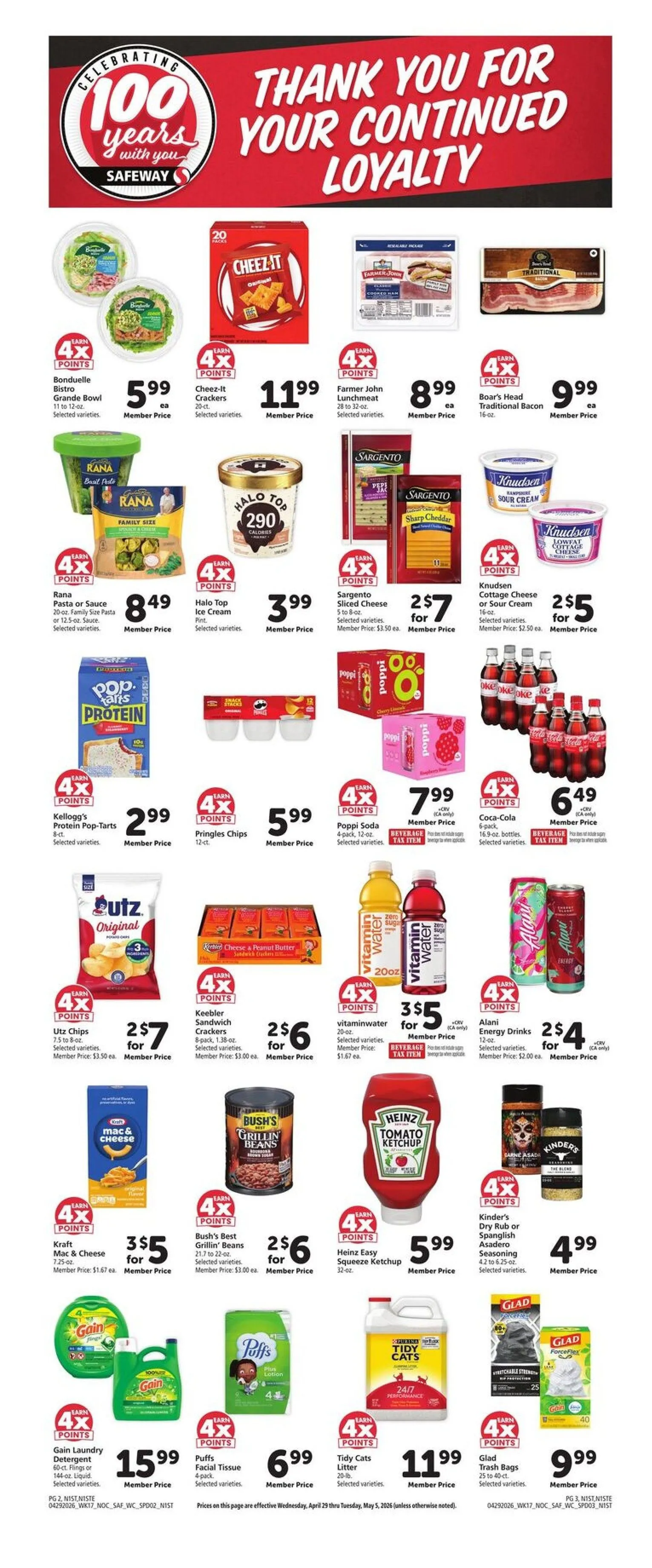 Safeway Sales from April 29 to May 5 2026 - flyer page 2