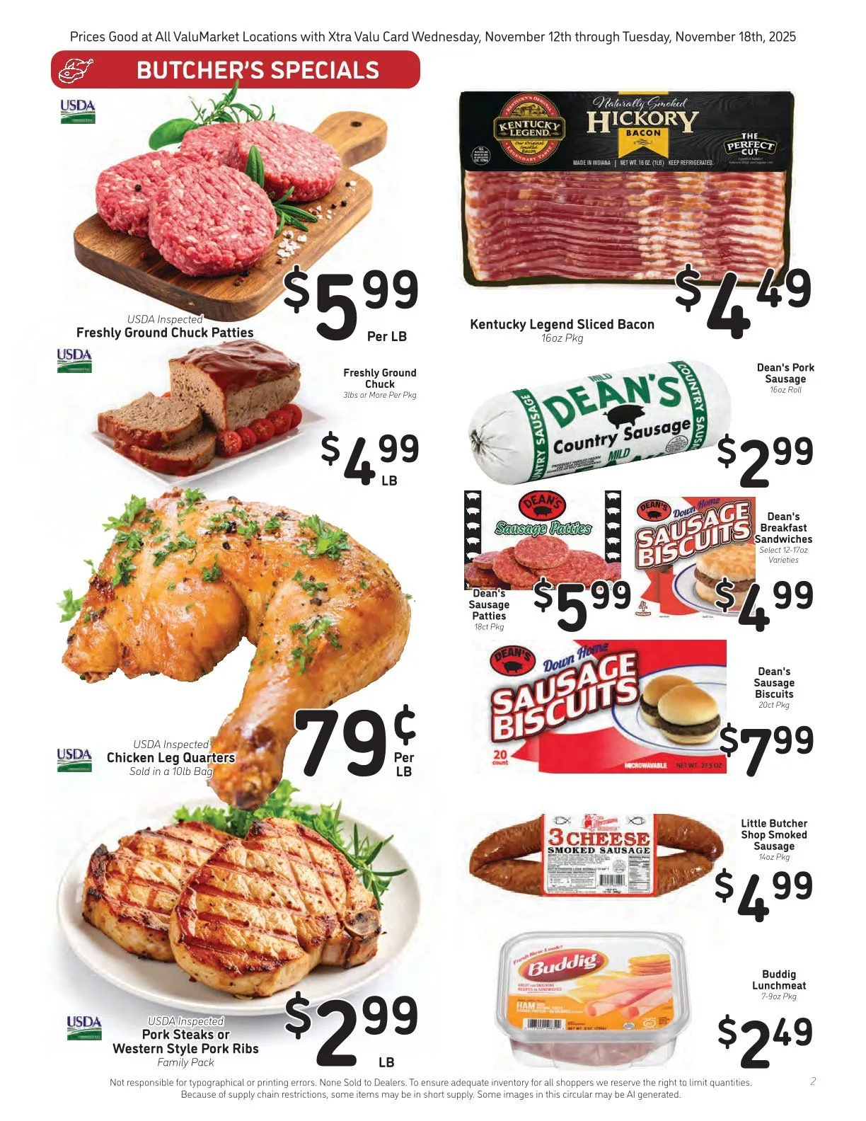 Weekly ad ValuMarket Sales from November 12 to November 18 2025 - Page 2