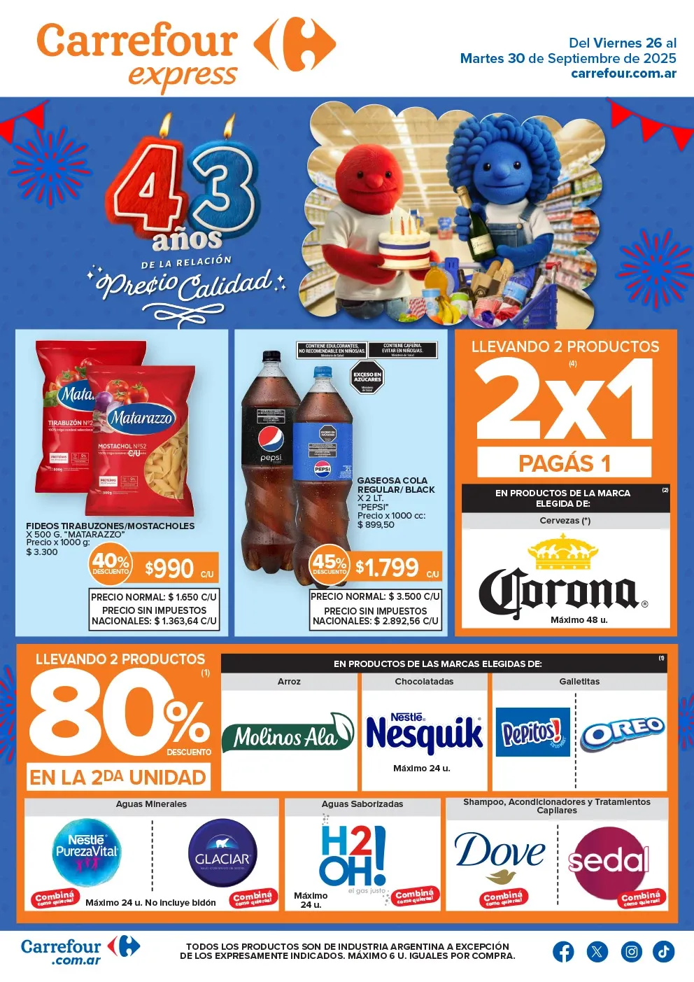 Ofertas de Ofertas 29 de septiembre al 1 de octubre 2025 - Página del catálogo