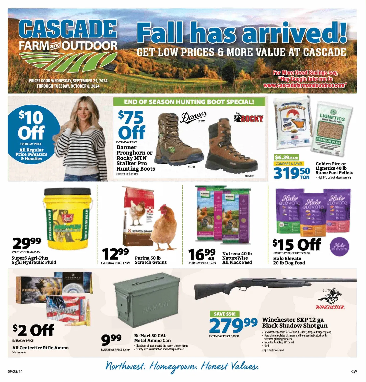 Weekly ad Bi-Mart sales from September 25 to October 8 2024 - Page 1