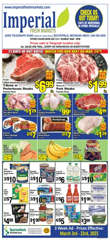 Weekly ad Imperial Fresh Markets Deals from March 21 to March 24 2025 - Page 