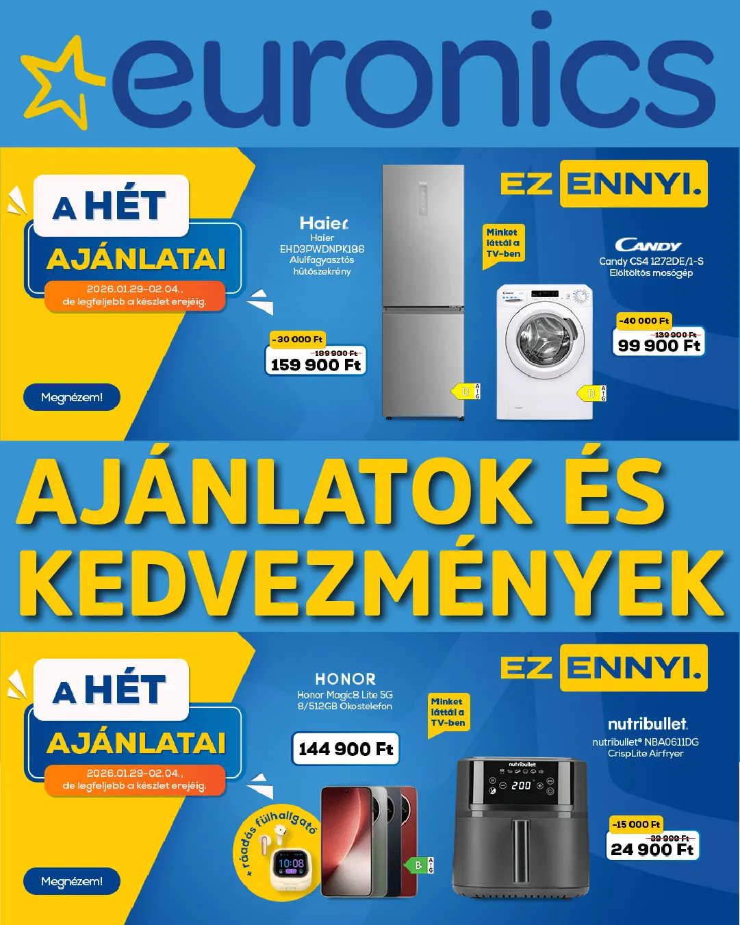 Katalógus Euronics  január 30.-tól február 1.-ig 2026. - Oldal 