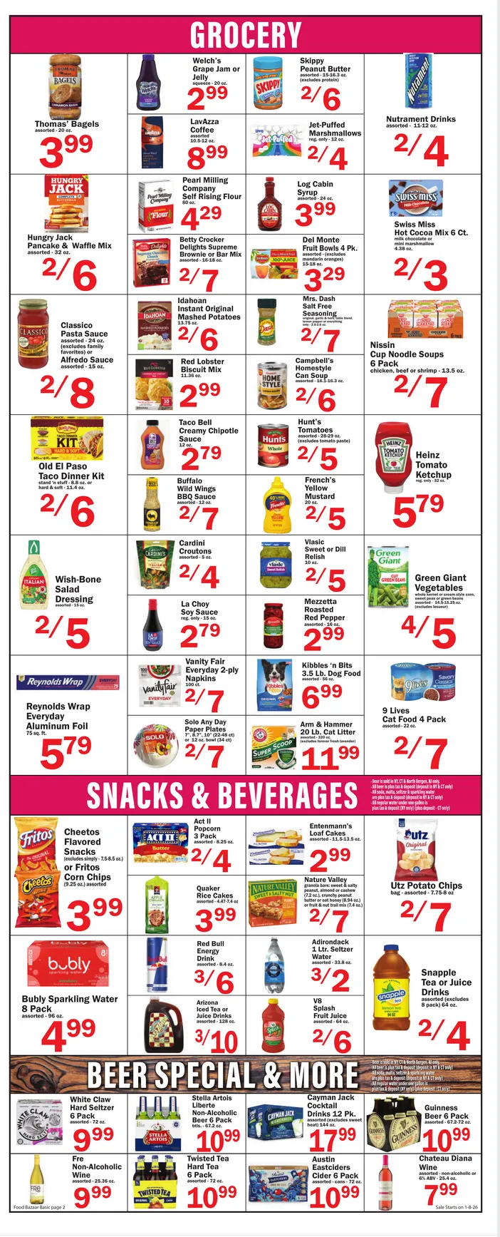 Weekly ad Food Bazaar Sales from January 8 to January 14 2026 - Page 2