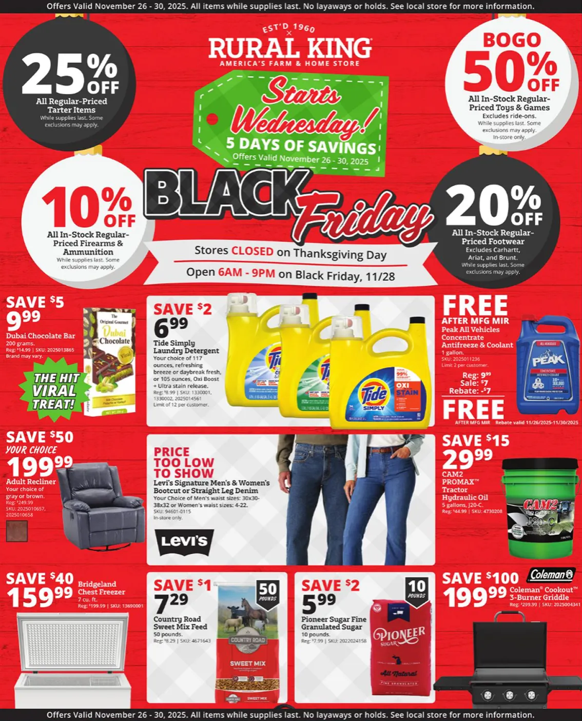 Weekly ad Rural King Sales from November 26 to November 30 2025 - Page 
