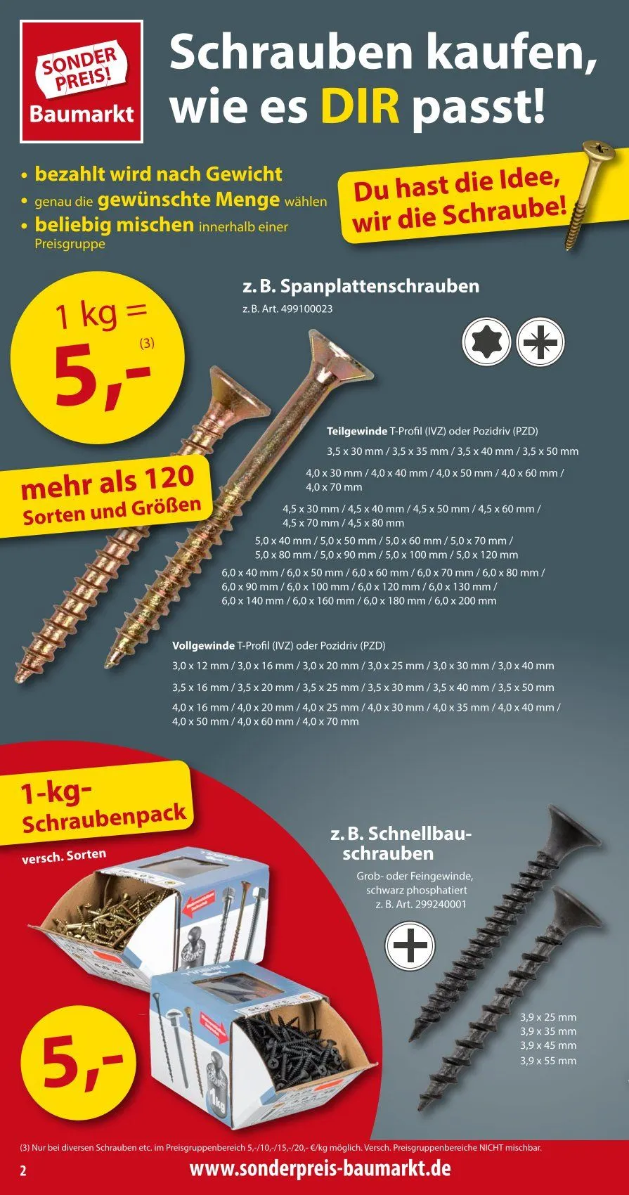 Sonderpreis-Baumarkt Angebote von 30. Mai bis 5. Juni 2026 - Prospekt seite 2