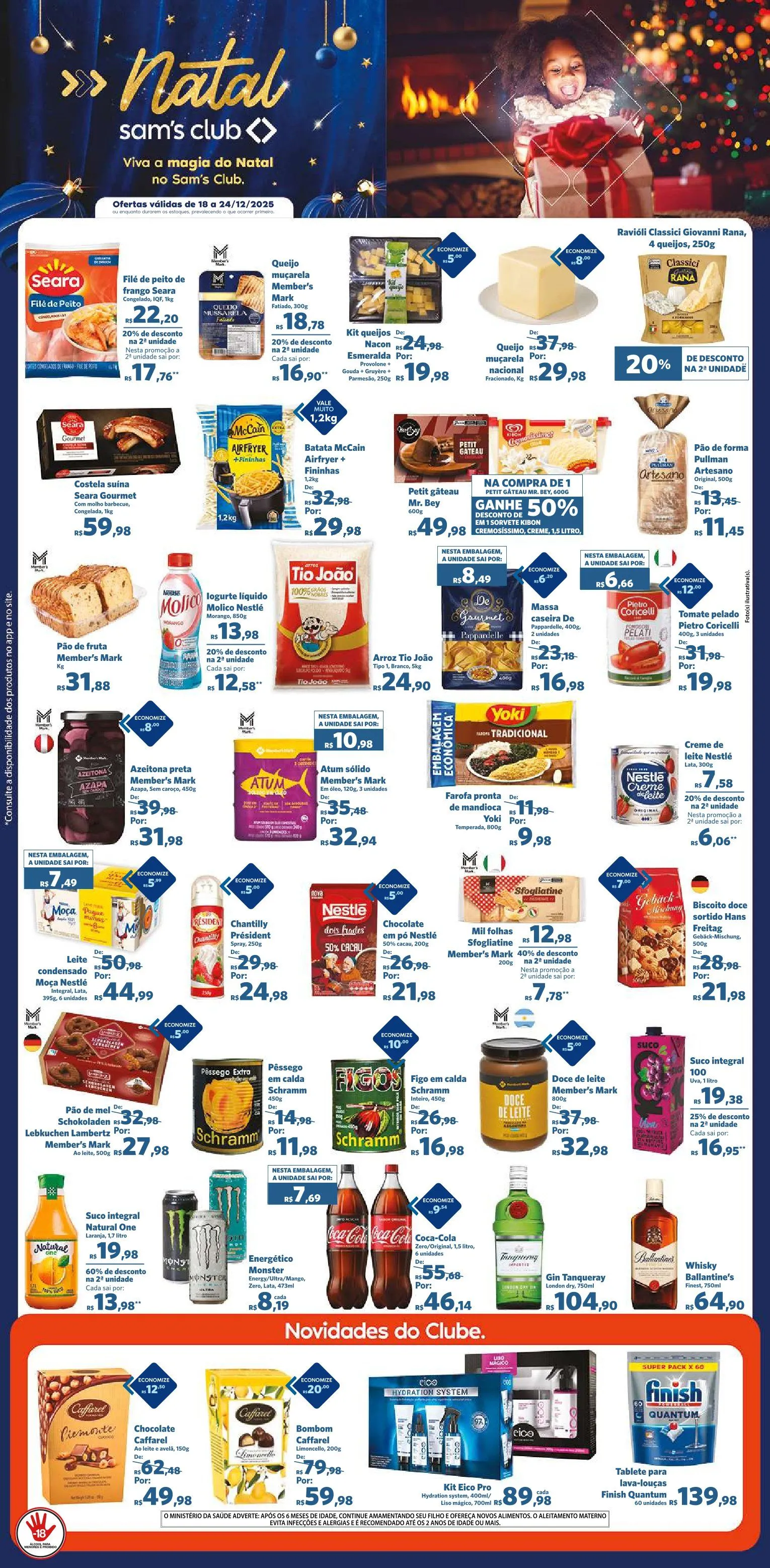 Encarte de Sam's Club Ofertas 18 de dezembro até 24 de dezembro 2025 - Pagina 2
