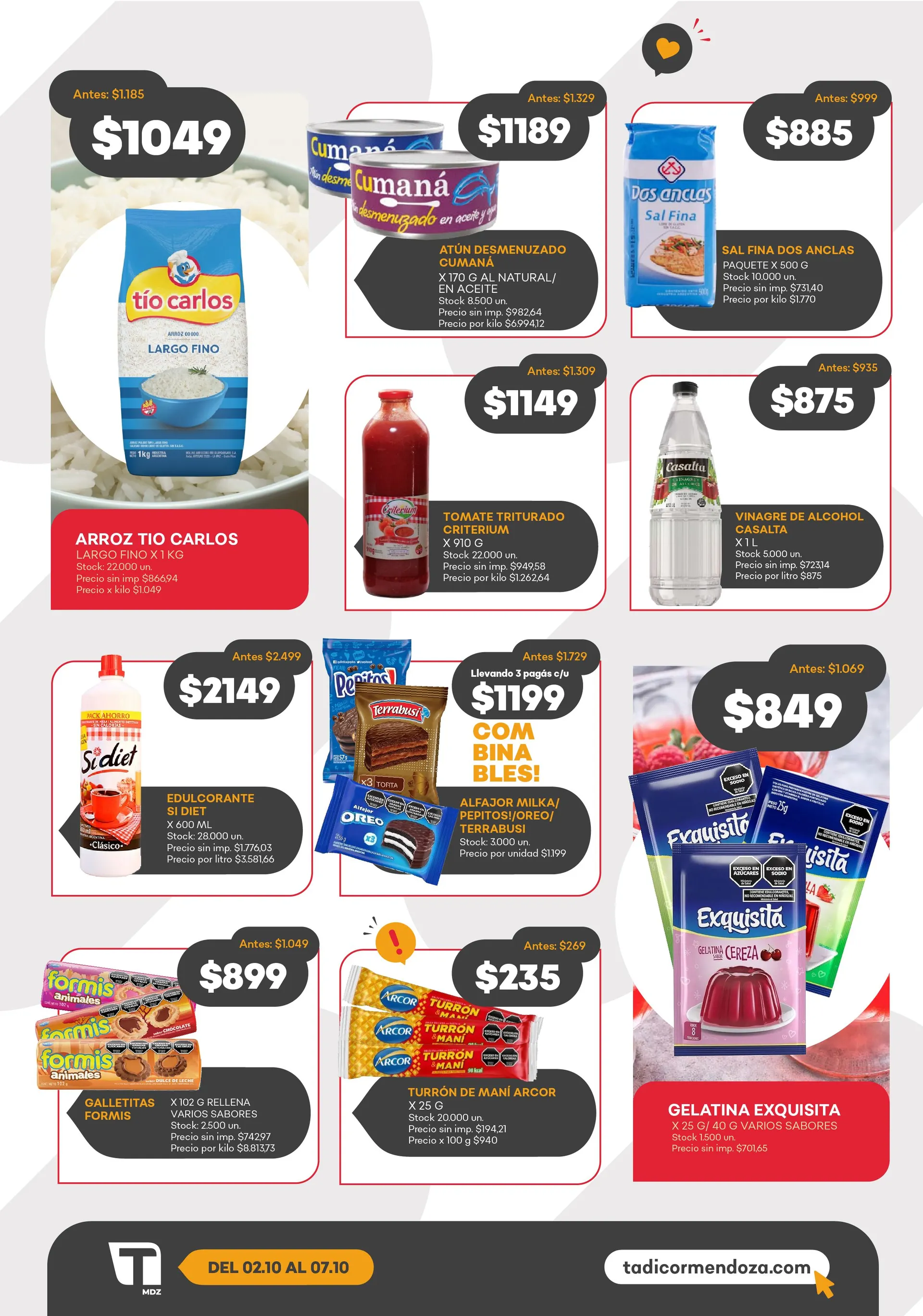 Ofertas de Ofertas Supermercados Tadicor 2 de octubre al 7 de octubre 2025 - Página 2 del catálogo