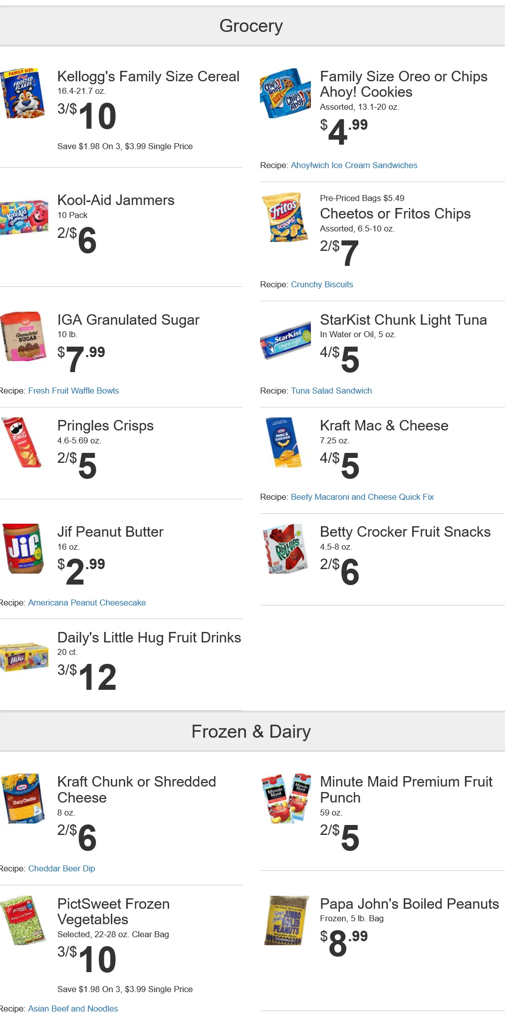 Weekly ad Rowe's IGA Supermarkets Sales from July 8 to July 14 2026 - Page 3