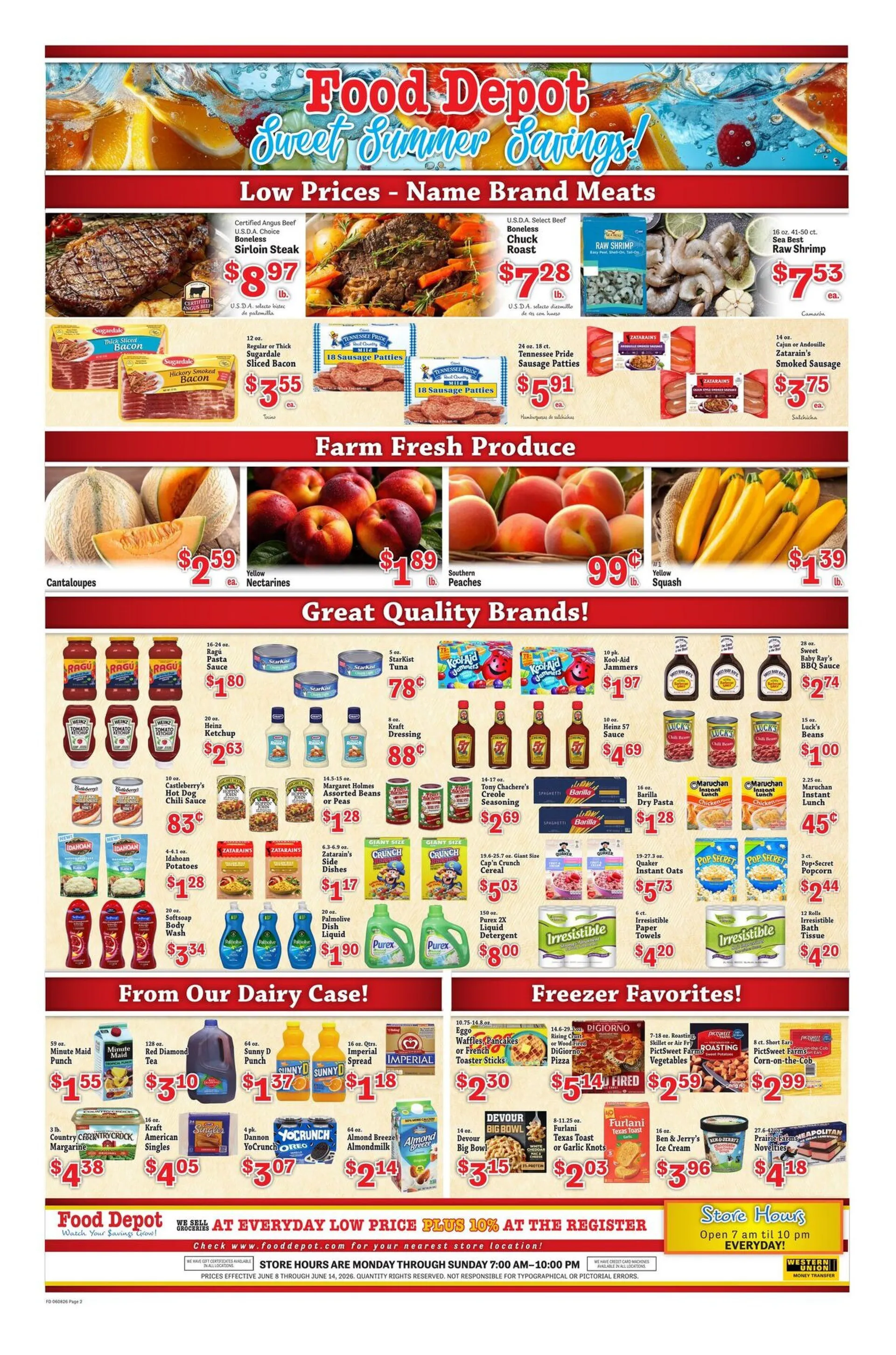 Weekly promotion Food Depot spanning from June 8 to June 14 2026 - Page 2 for Catalogue 365