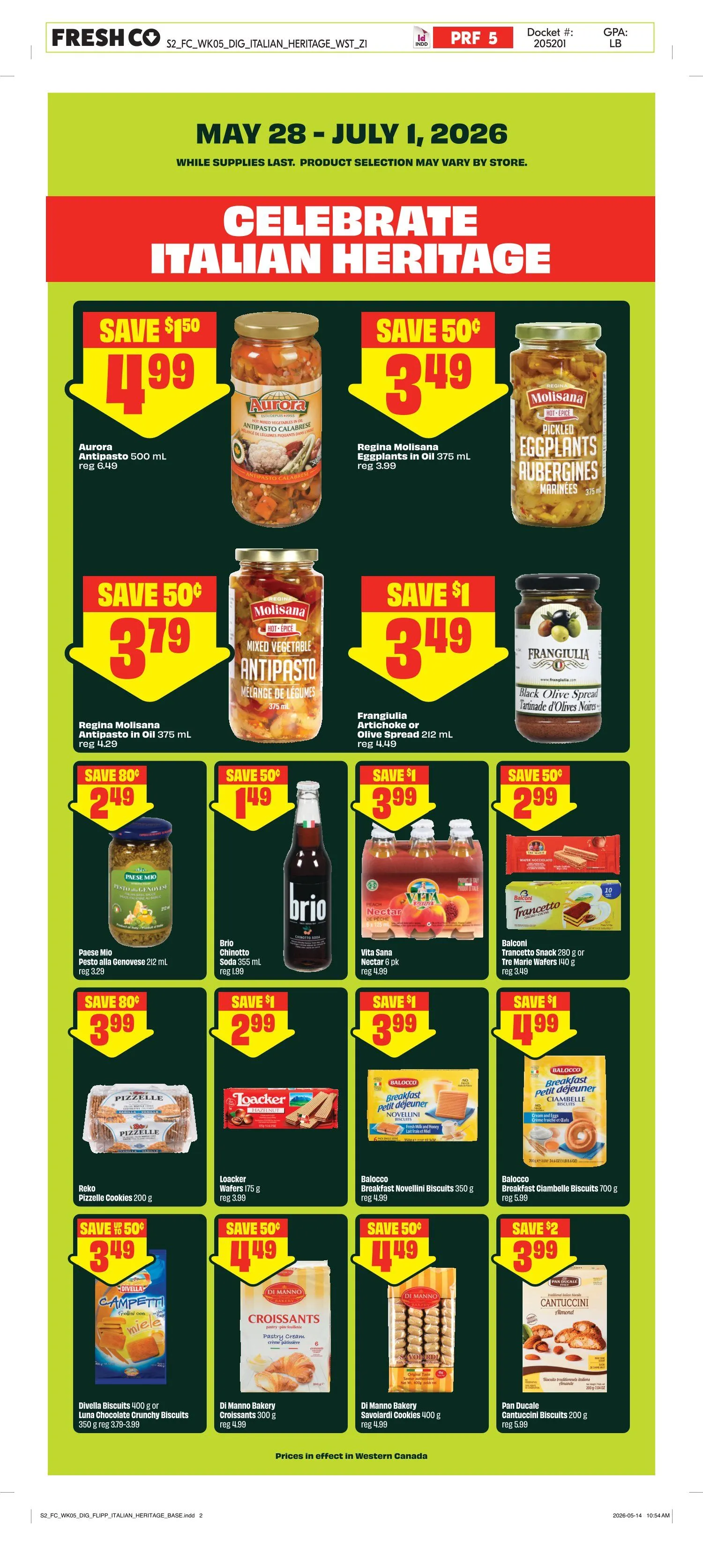 Freshco Sales from May 28 to July 1 2026 - flyer page 2