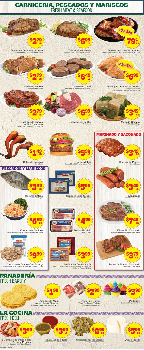 Weekly ad Supermercado Nuestra Familia Sales from February 8 to February 14 2026 - Page 2