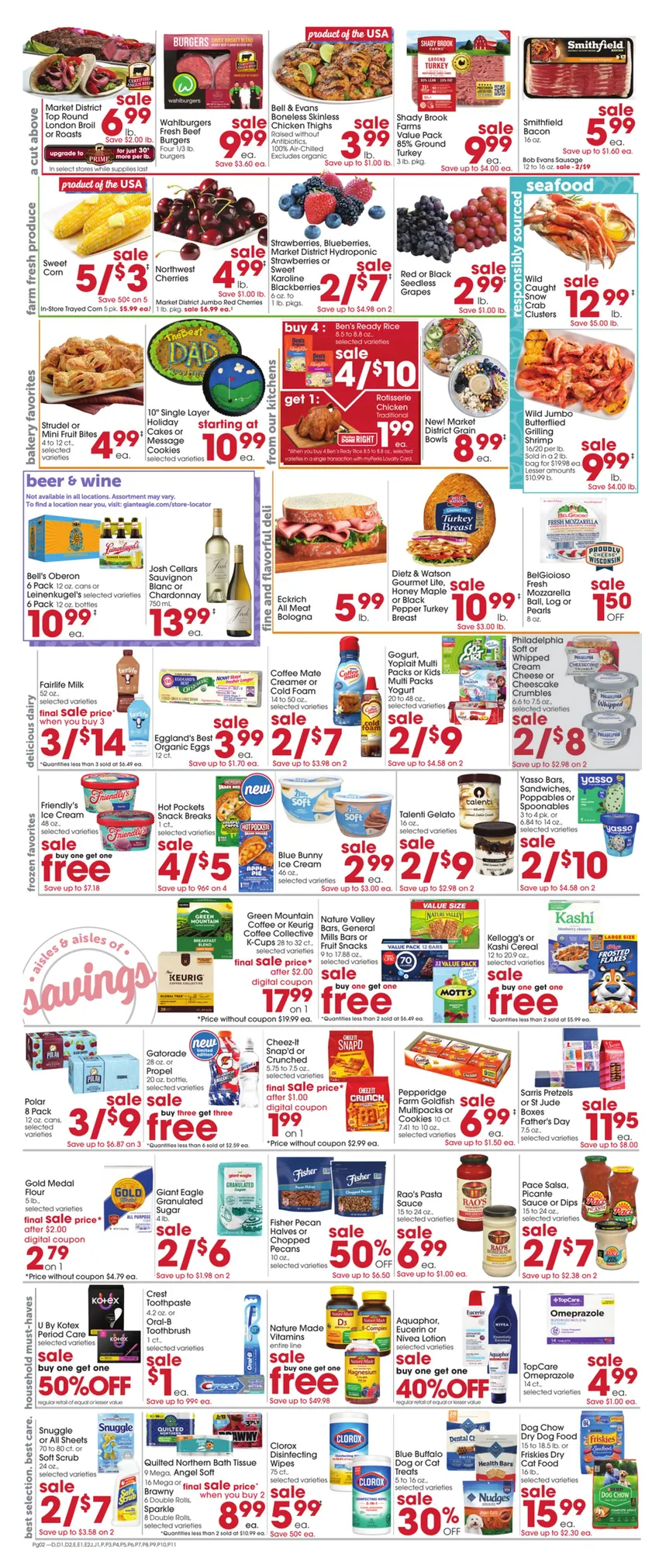 Weekly promotion  Giant Eagle Sales spanning from June 18 to June 24 2026 - Page 2 for Catalogue 365