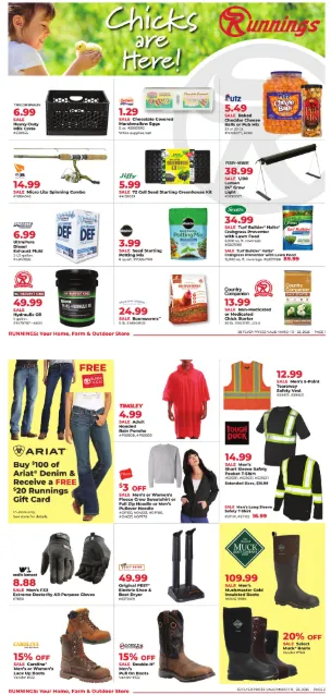 Weekly ad Runnings Deals from March 13 to March 23 2025 - Page 1