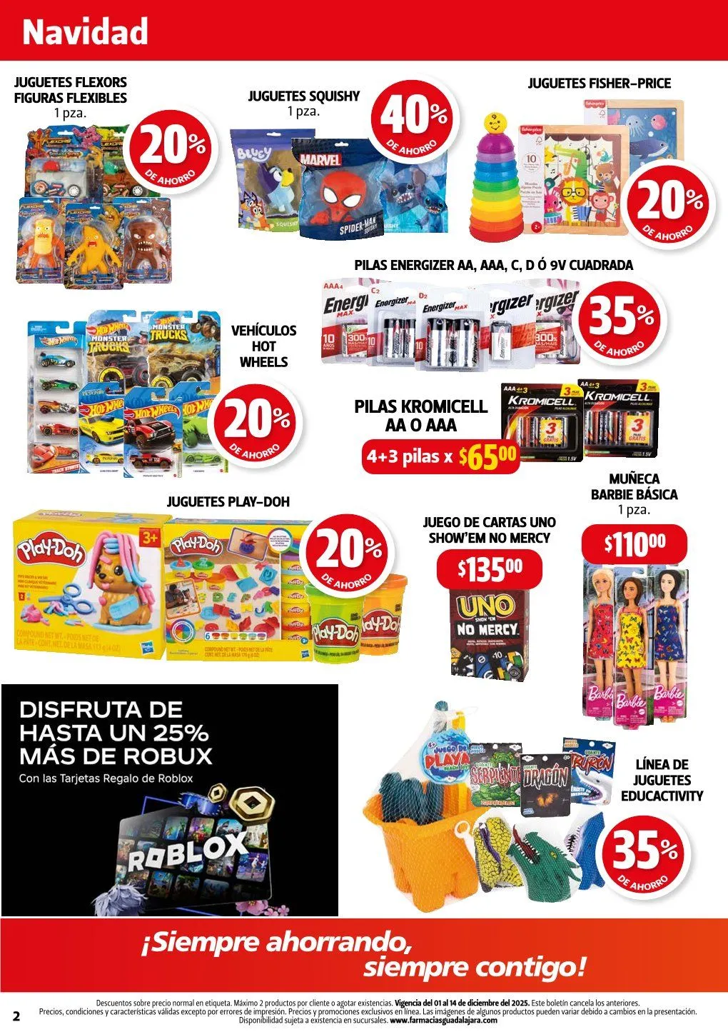 Catálogo de Farmacia Guadalajara 17 de diciembre al 22 de diciembre 2025 - Pagina 2