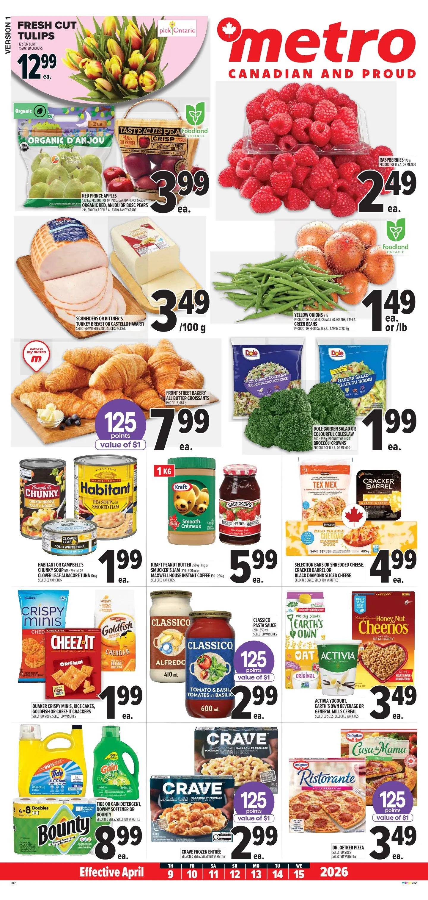 Metro  Sales from April 9 to April 15 2026 - flyer page 