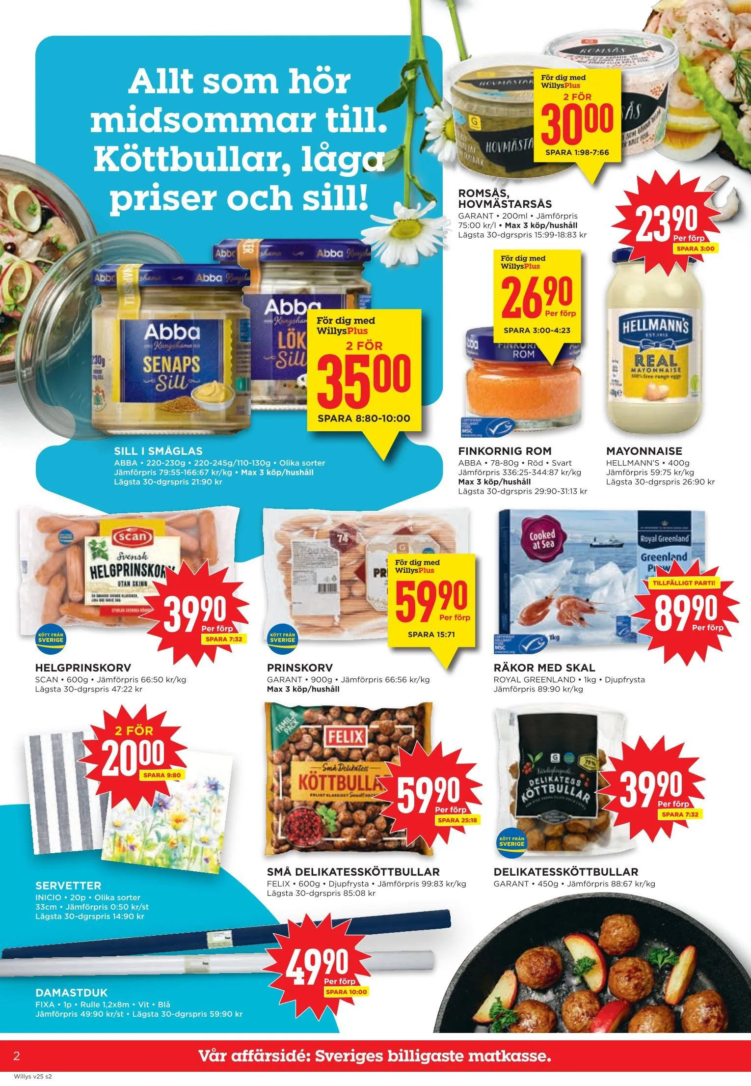 Willys erbjudanden från 15 juni till 21 juni 2026 - Reklamblad sidor 2