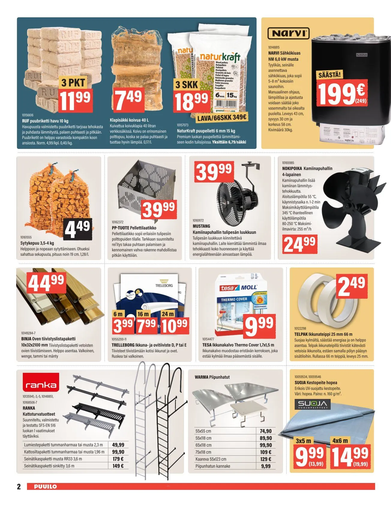 Kaupan Puuilo erikoistarjous voimassa alkaen 27. lokakuuta - 9. marraskuuta 2025 - Tarjouslehti sivu 2