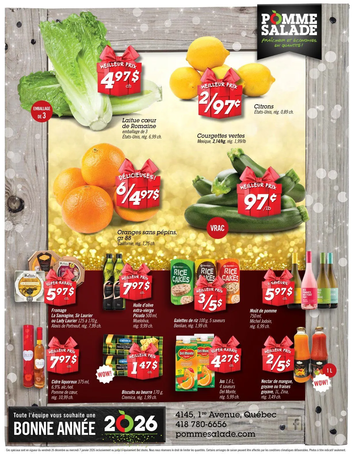 Pomme Salade flyers from December 26 to January 7 2026 - flyer page 2