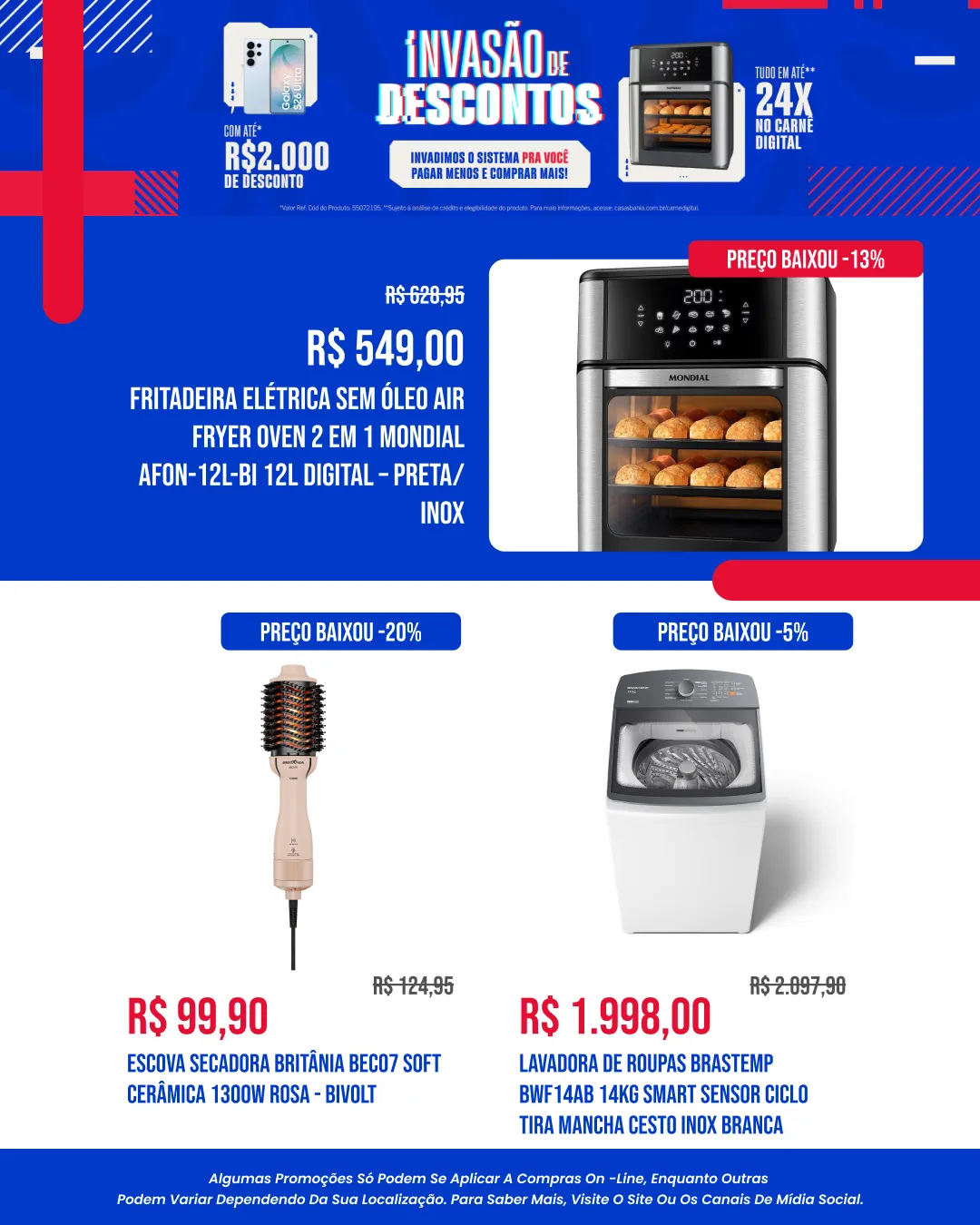 Encarte de  Casas Bahia 21 de abril até 10 de maio 2026 - Pagina 2