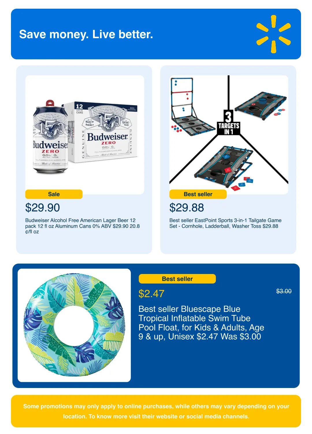 Weekly promotion Walmart Sales spanning from May 22 to June 10 2026 - Page 2 for Catalogue 365