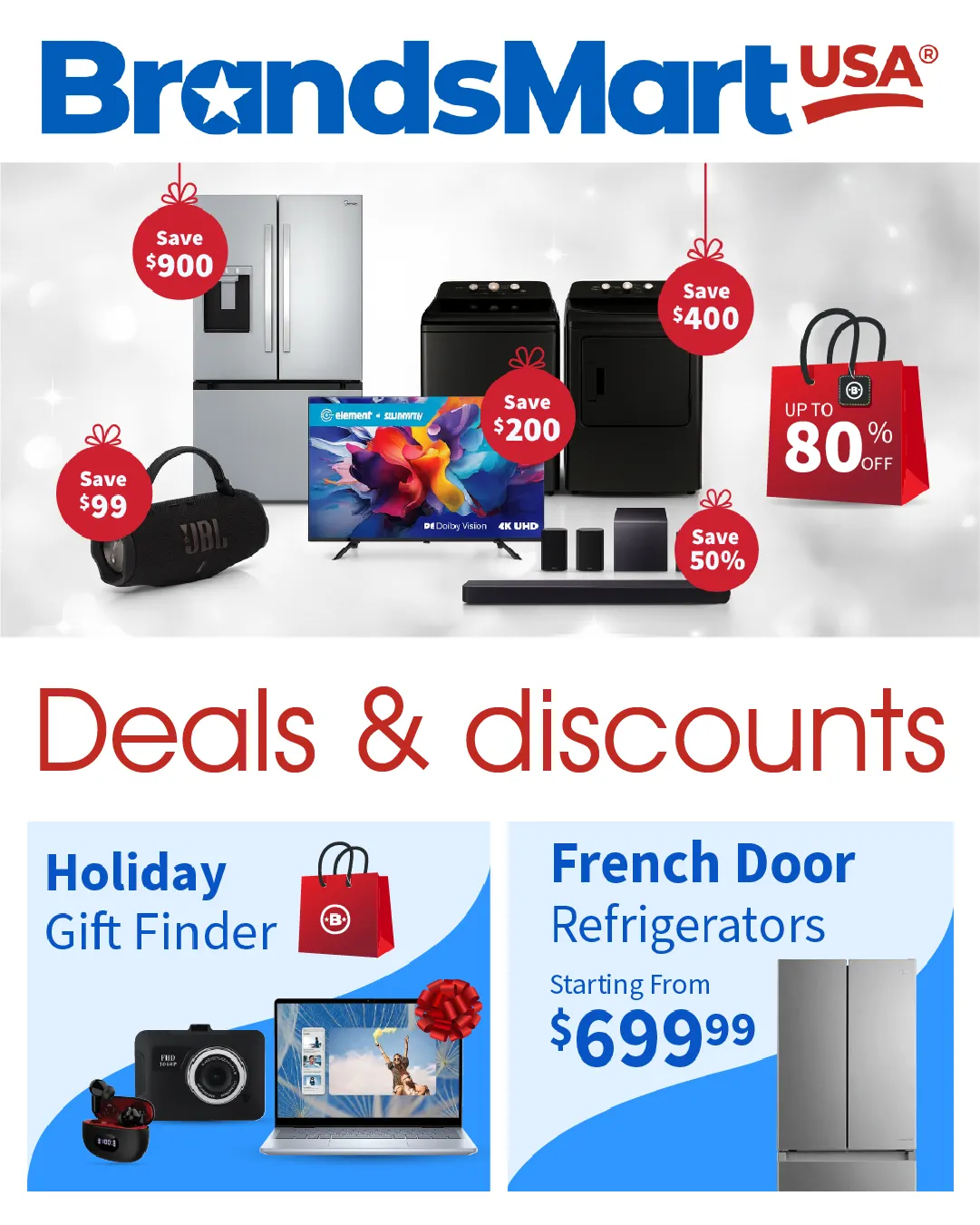 Weekly ad Brandsmart USA Sales from December 16 to January 5 2026 - Page