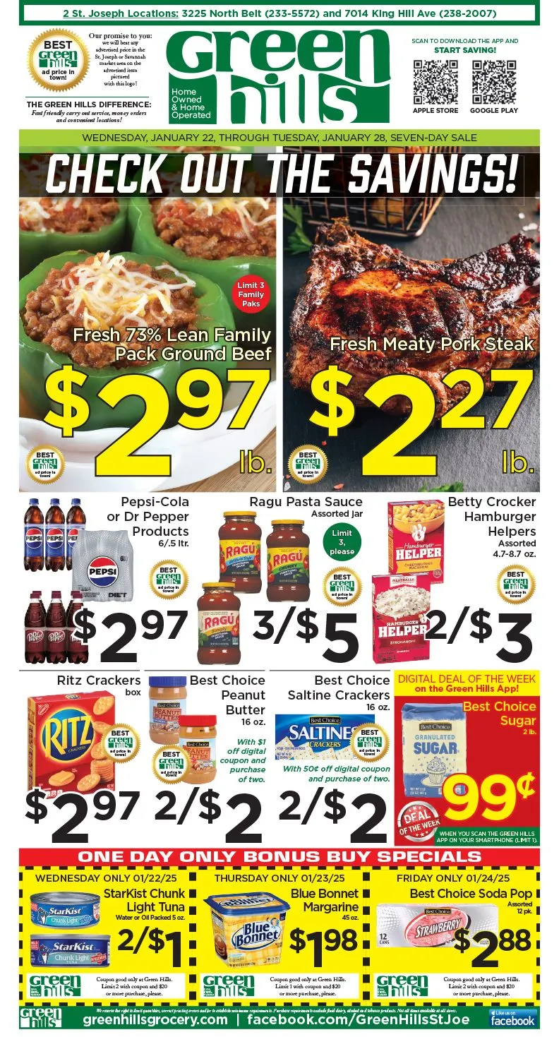 Weekly ad Green Hills Grocery Deals from January 23 to January 28 2025 - Page