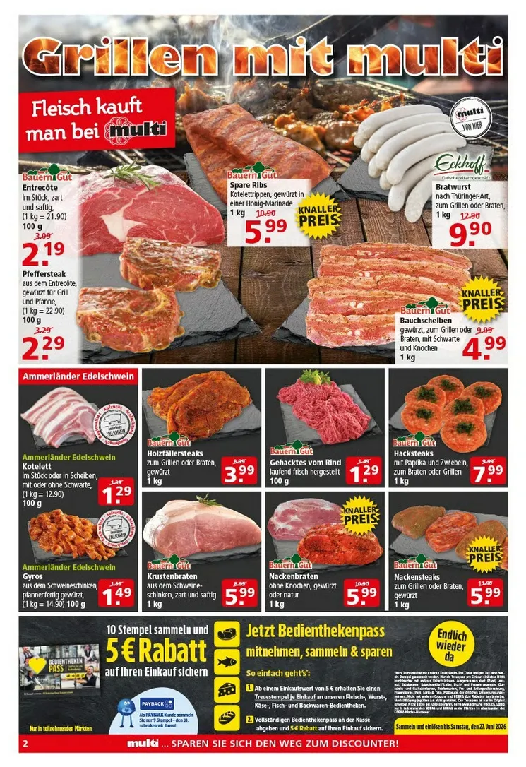 Multi Markt Angebote von 11. Mai bis 16. Mai 2026 - Prospekt seite 2