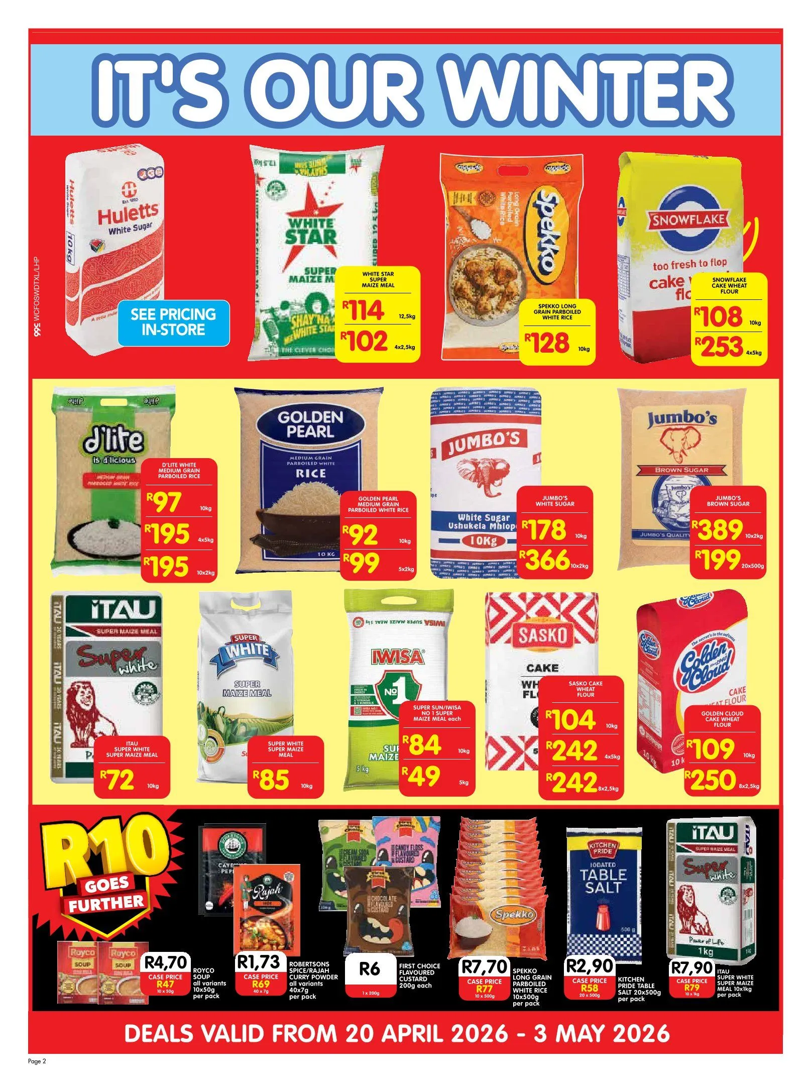 Shoprite Sales from 23 April to 3 May 2026 - Catalogue Page 2