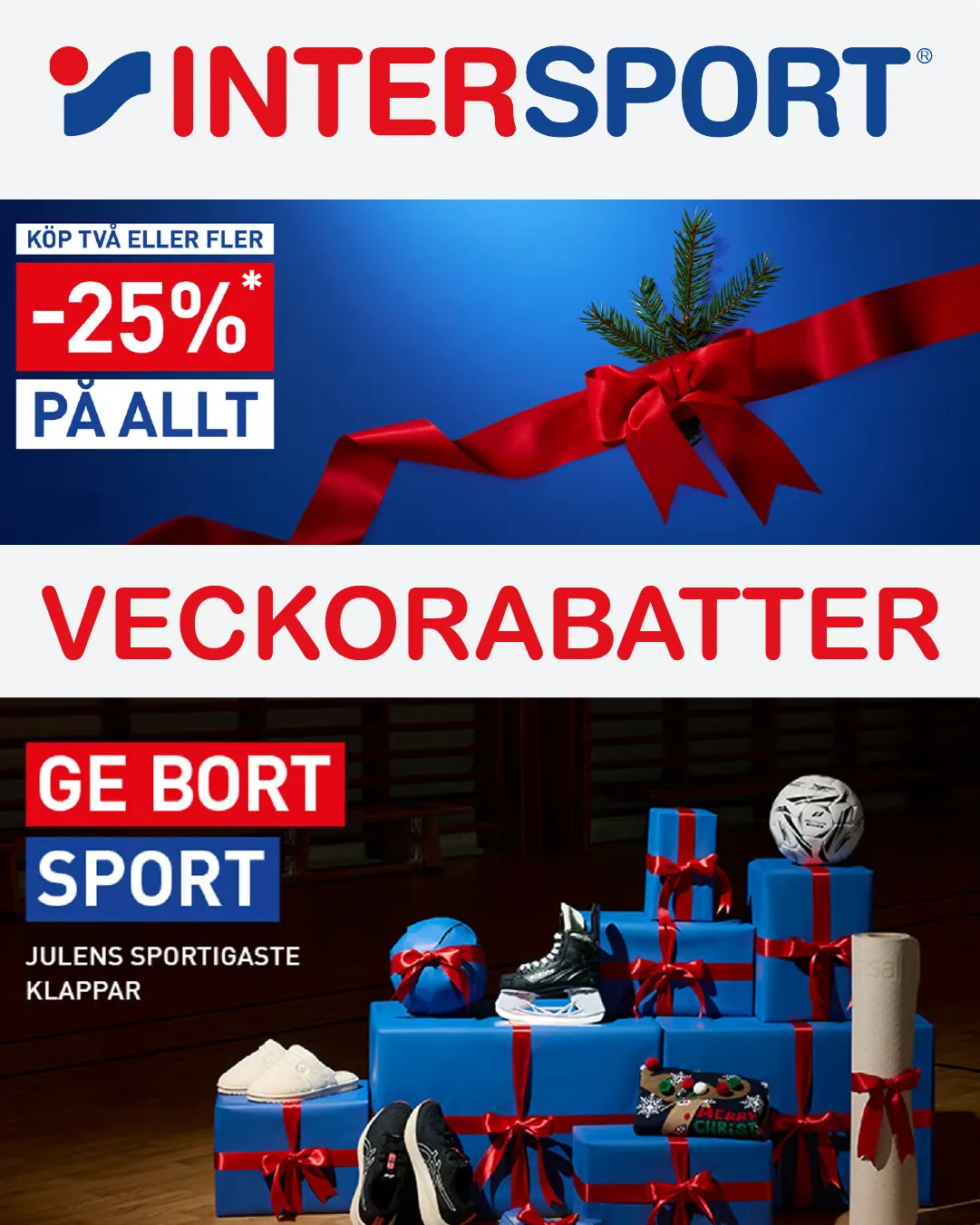 Intersport från 15 december till 4 januari 2026 - Reklamblad sidor 1