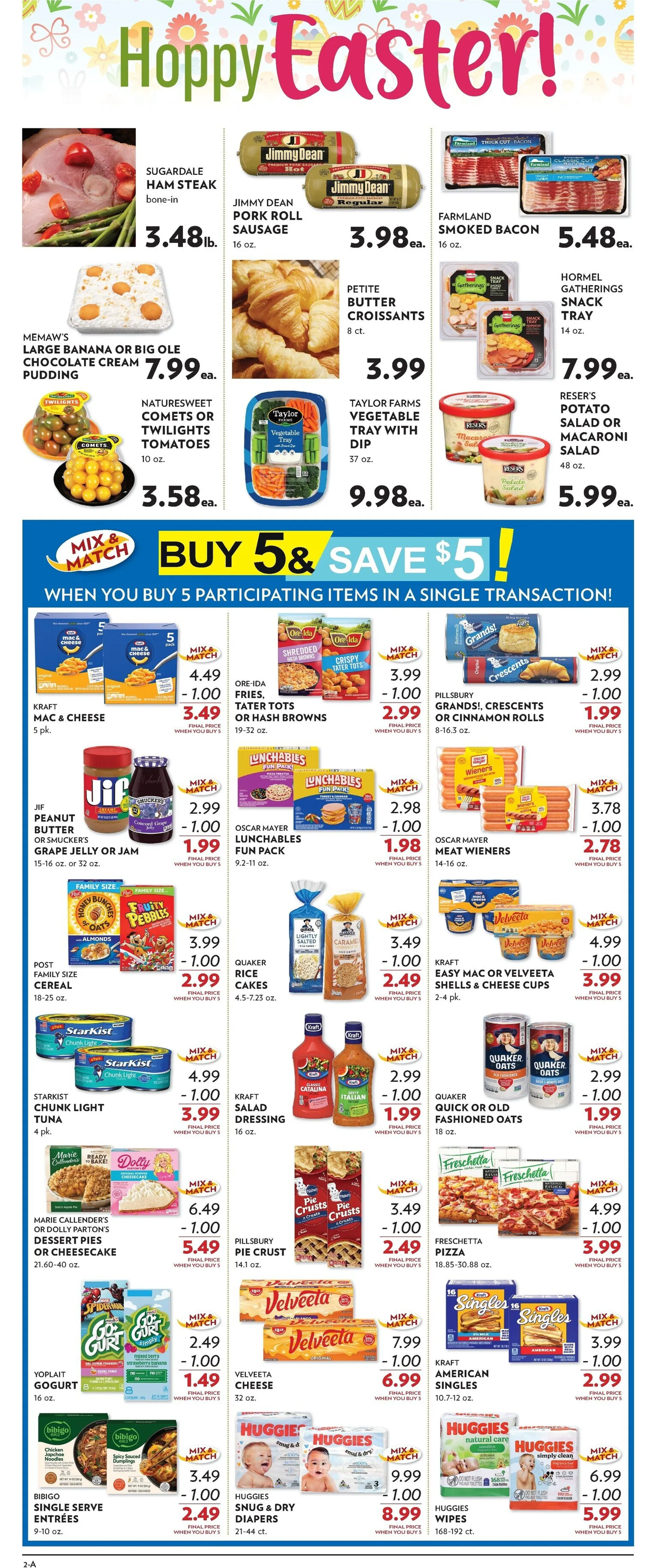 Weekly promotion  Reasor's Sales spanning from April 1 to April 7 2026 - Page 2 for Catalogue 365