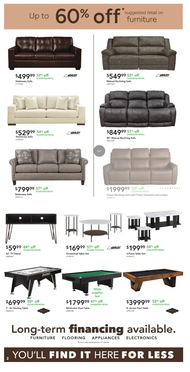 Weekly ad Nebraska Furniture Mart Sales from January 14 to January 22 2026 - Page 2